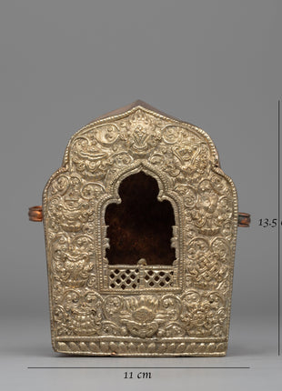 Handcrafted Buddhist Ghau Box for Shrines & Good Fortune | Buddhist Amulet Treasure Box