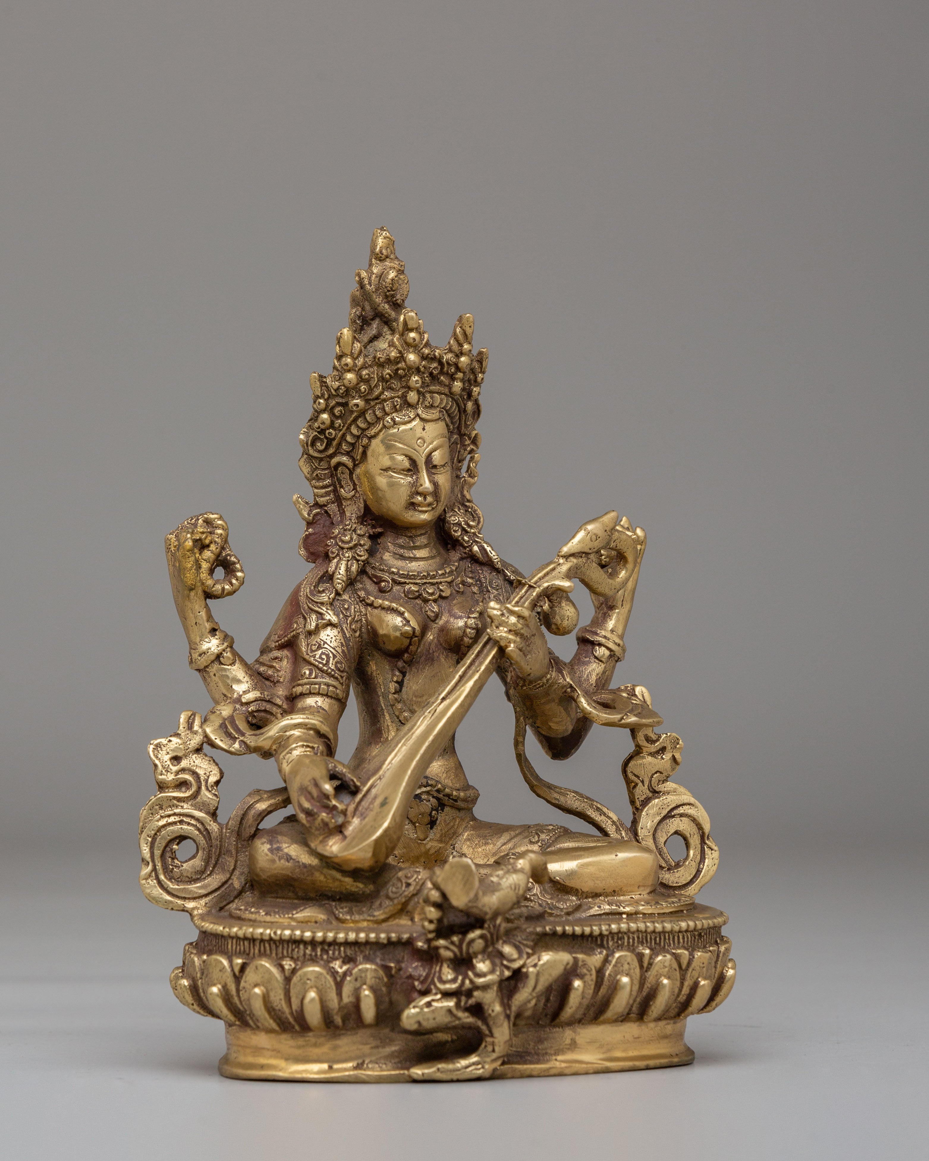 Handmade Saraswati Statue of Knowledge | Symbol of Wisdom