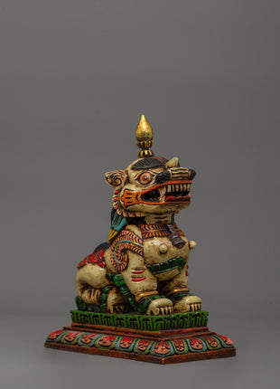 Guardian Lion Statue Set | Spiritual Protector & Feng Shui Decor