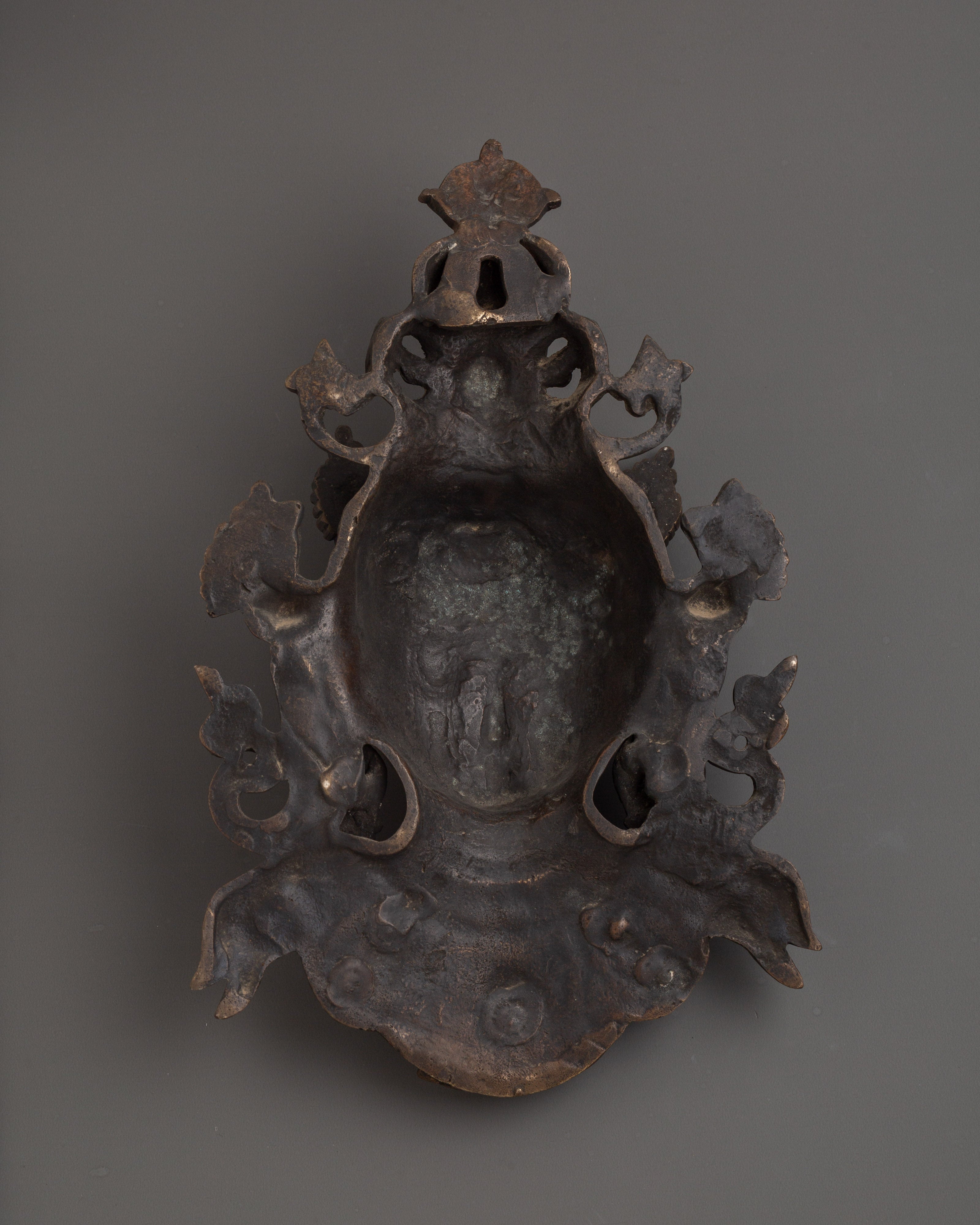 Oxidized Brass Green Tara Wall Hanging | Buddhist Decor, Divine Feminine Sculpture