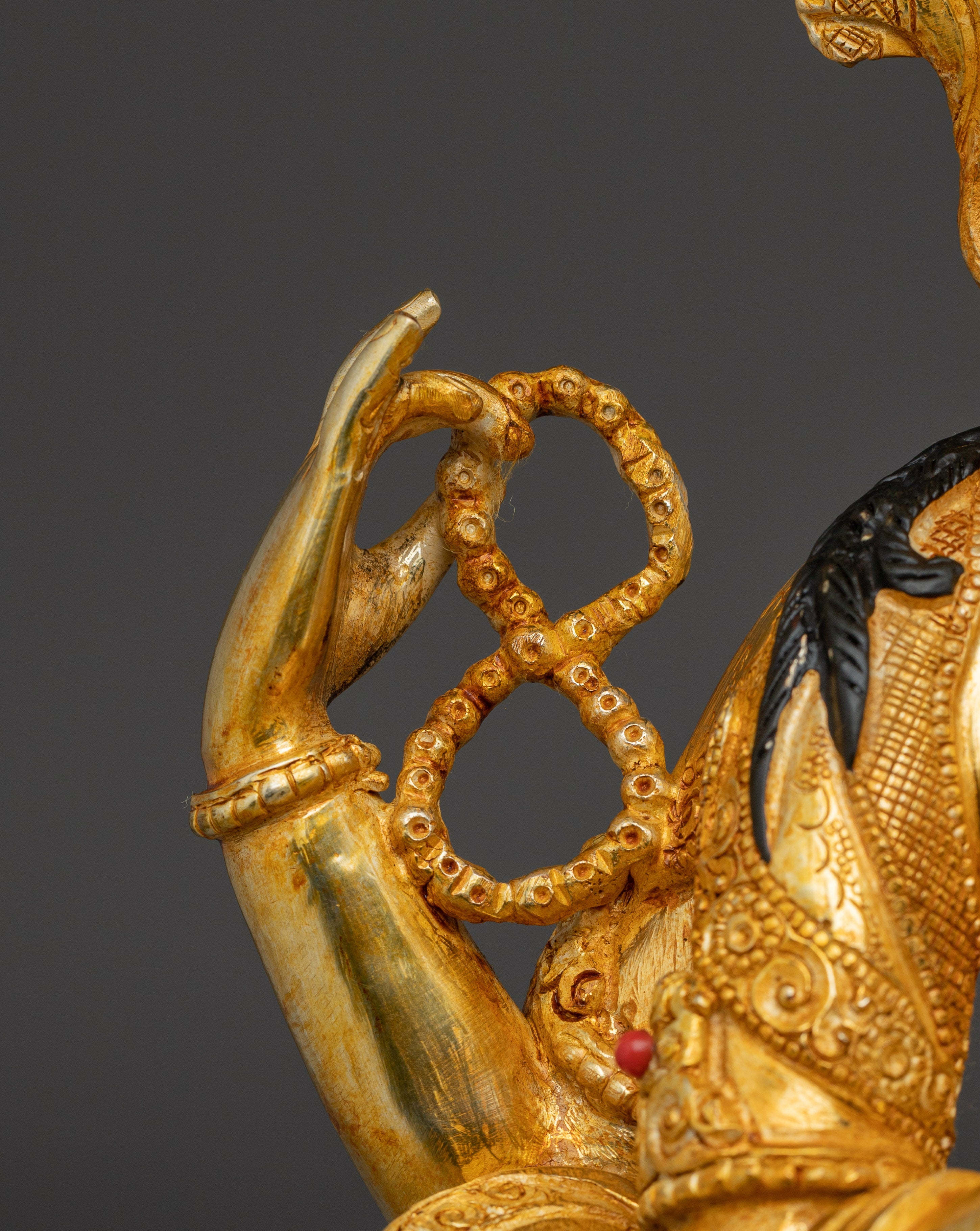 Golden Four Armed Chenrezig Statue | Spiritual Enlightenment