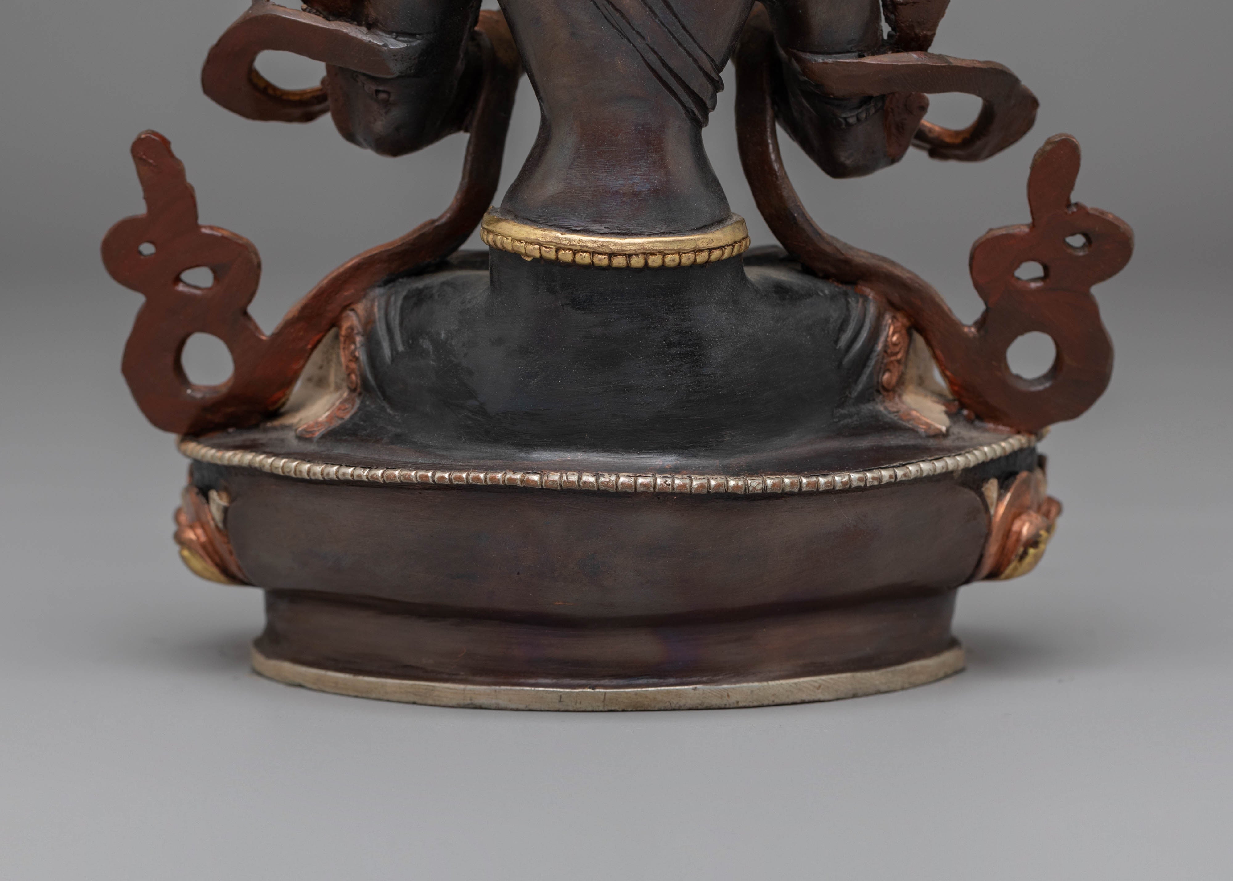 Tikshna Manjushri Statue : Bodhisattva of Power And Wisdom | Tibetan Art