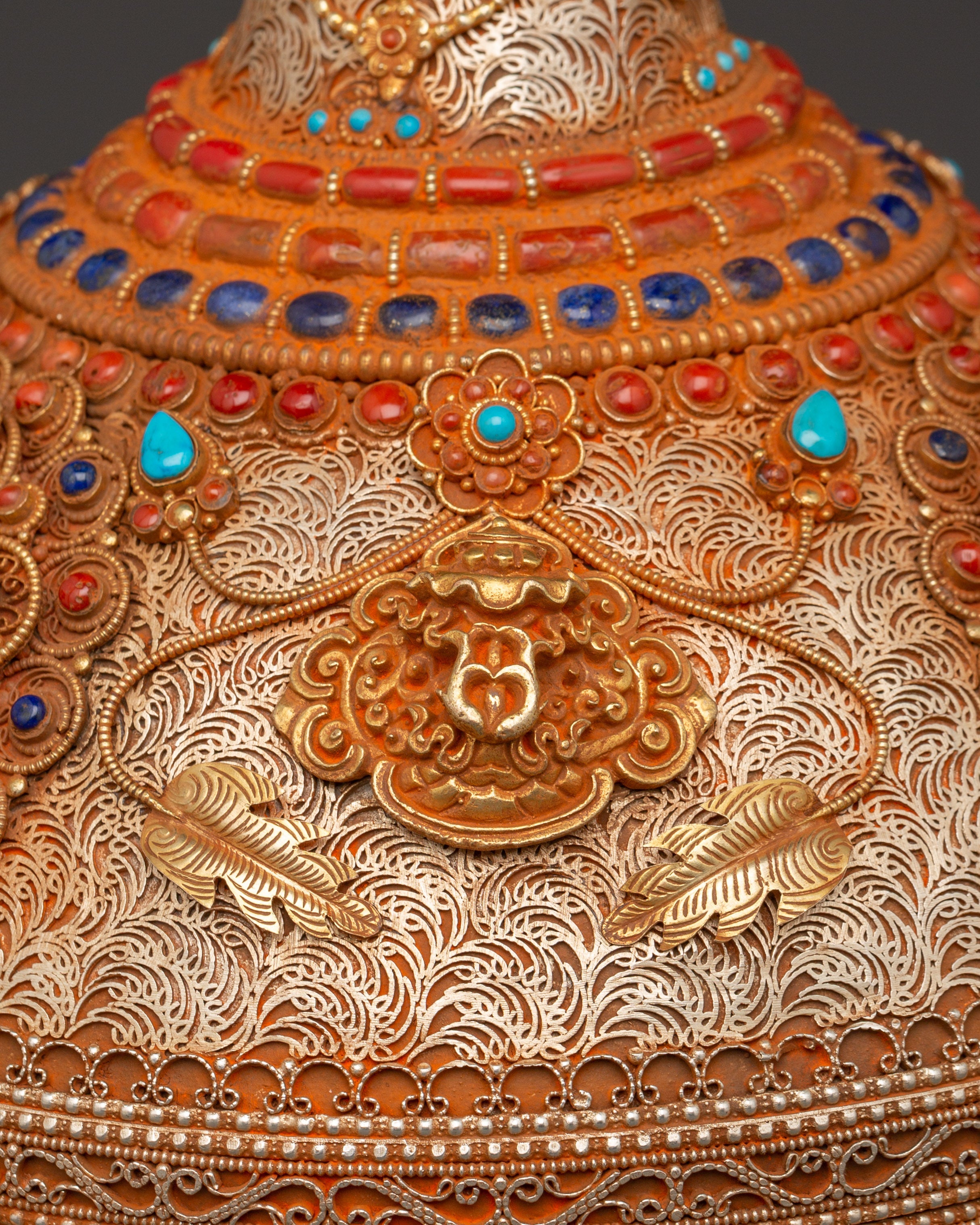 Sacred Copper and Gold-Plated Treasure Chest | Handcrafted Box