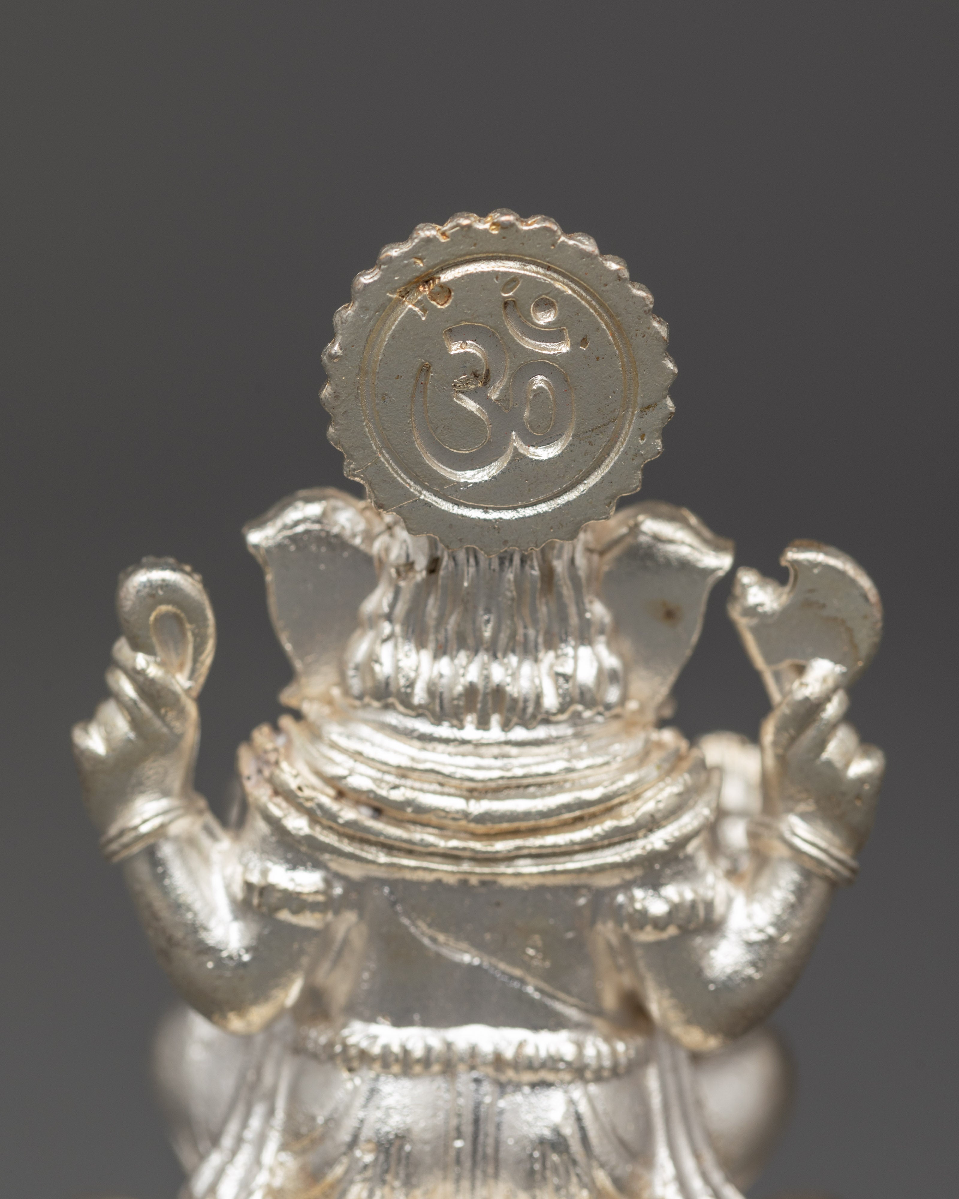 Lord Ganesha Silver Plated Statue | Blessings and Abundance Decor