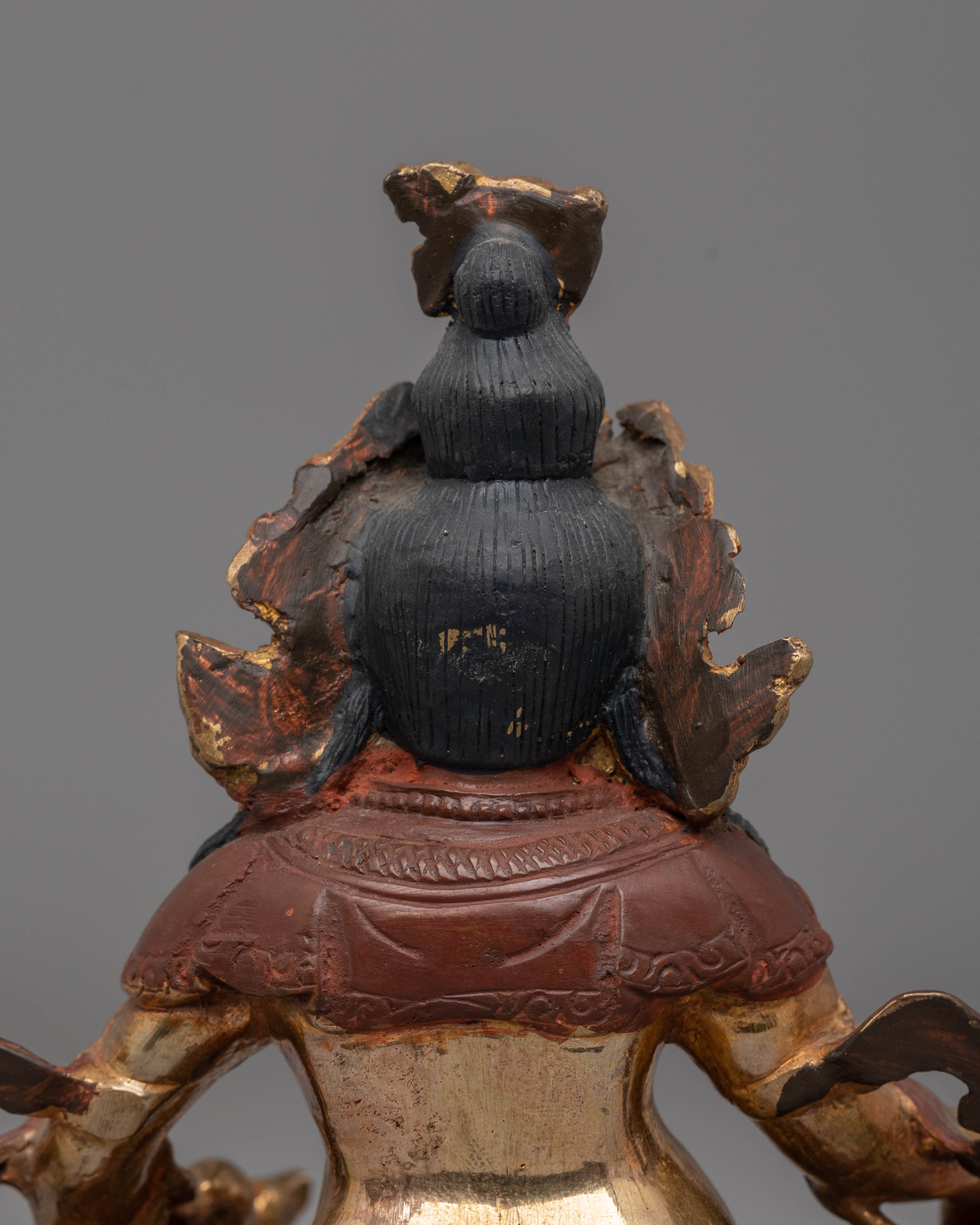 Handcrafted Copper Dzambhala Figurine | Embodiment of Wealth