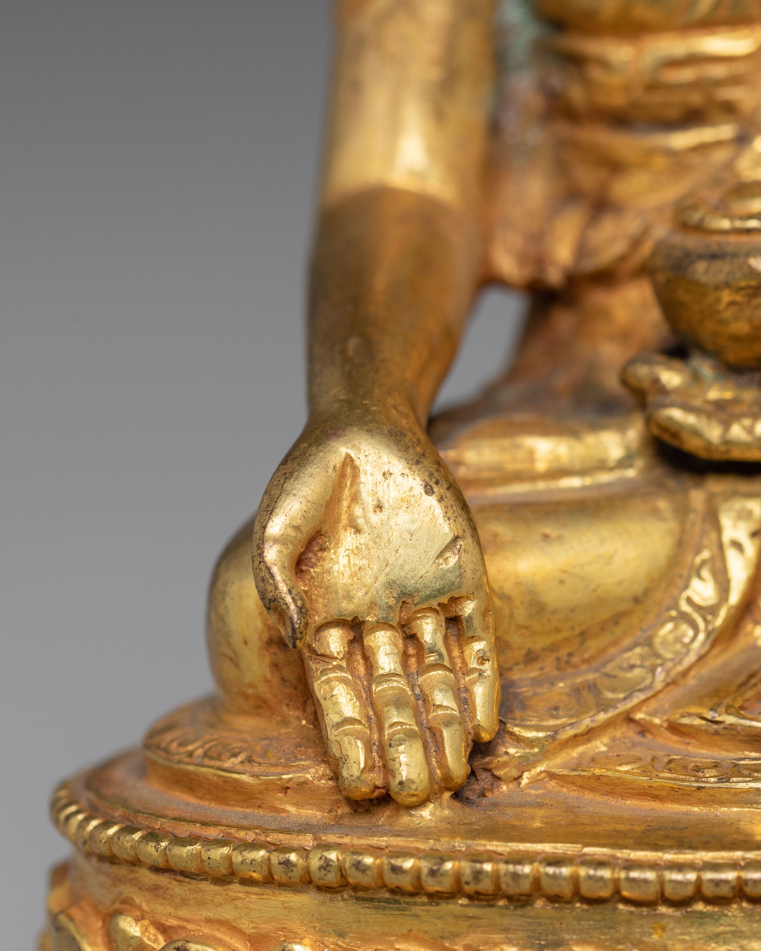 Copper Statue of Ratnasabhava | Enlightenment Deity