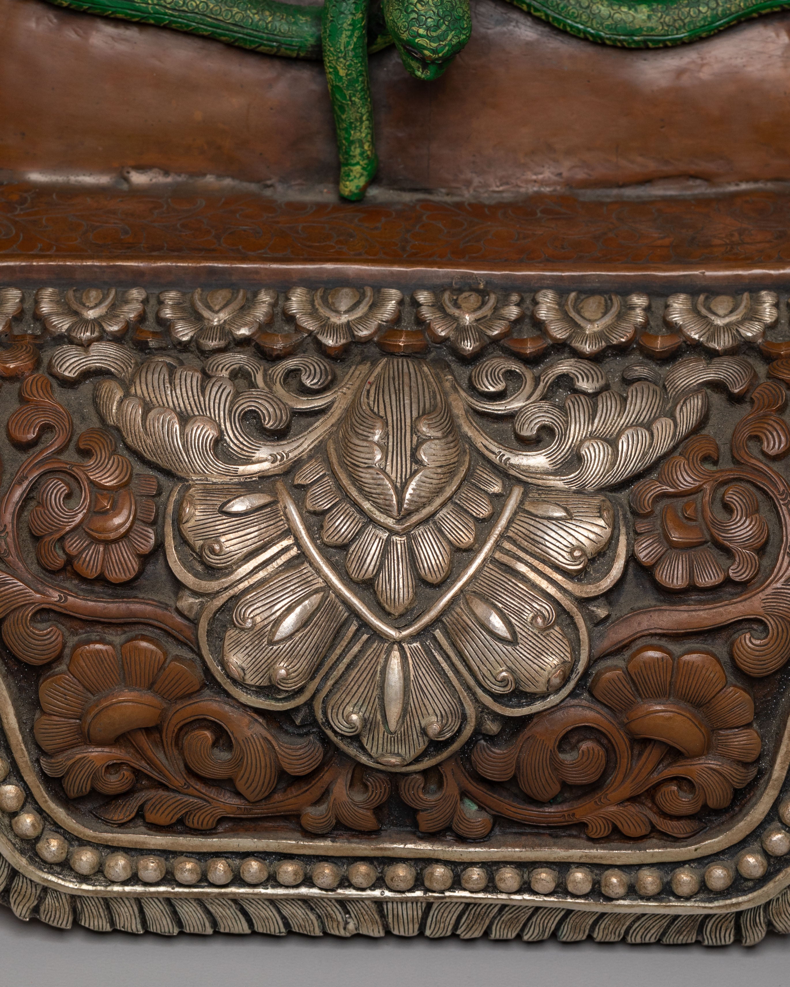 Handcrafted Bhairav Wall Sculpture: A Divine Protector for Your Space