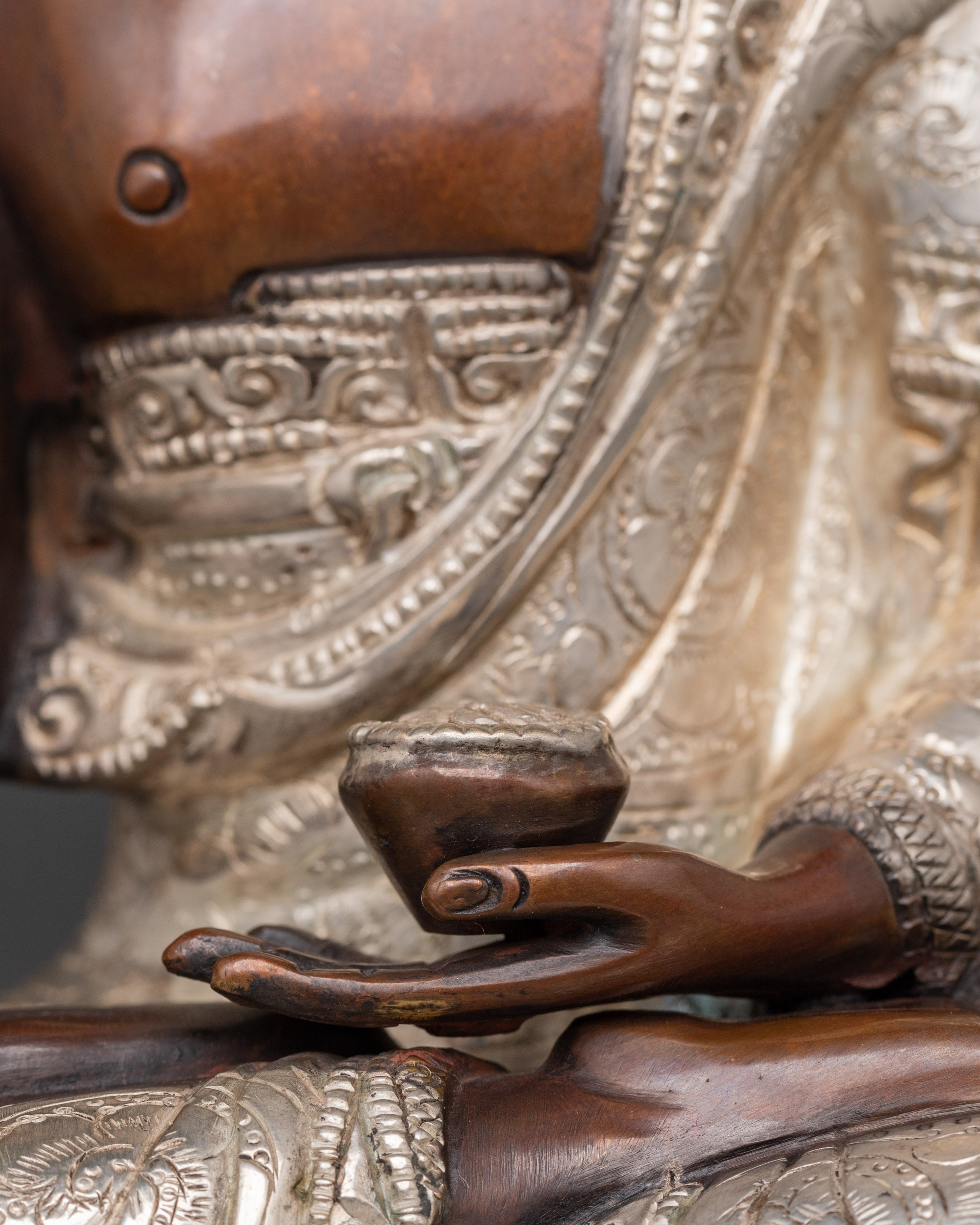 Sacred Buddha Shakyamuni Handcrafted Statue | Himalayan Spiritual Art