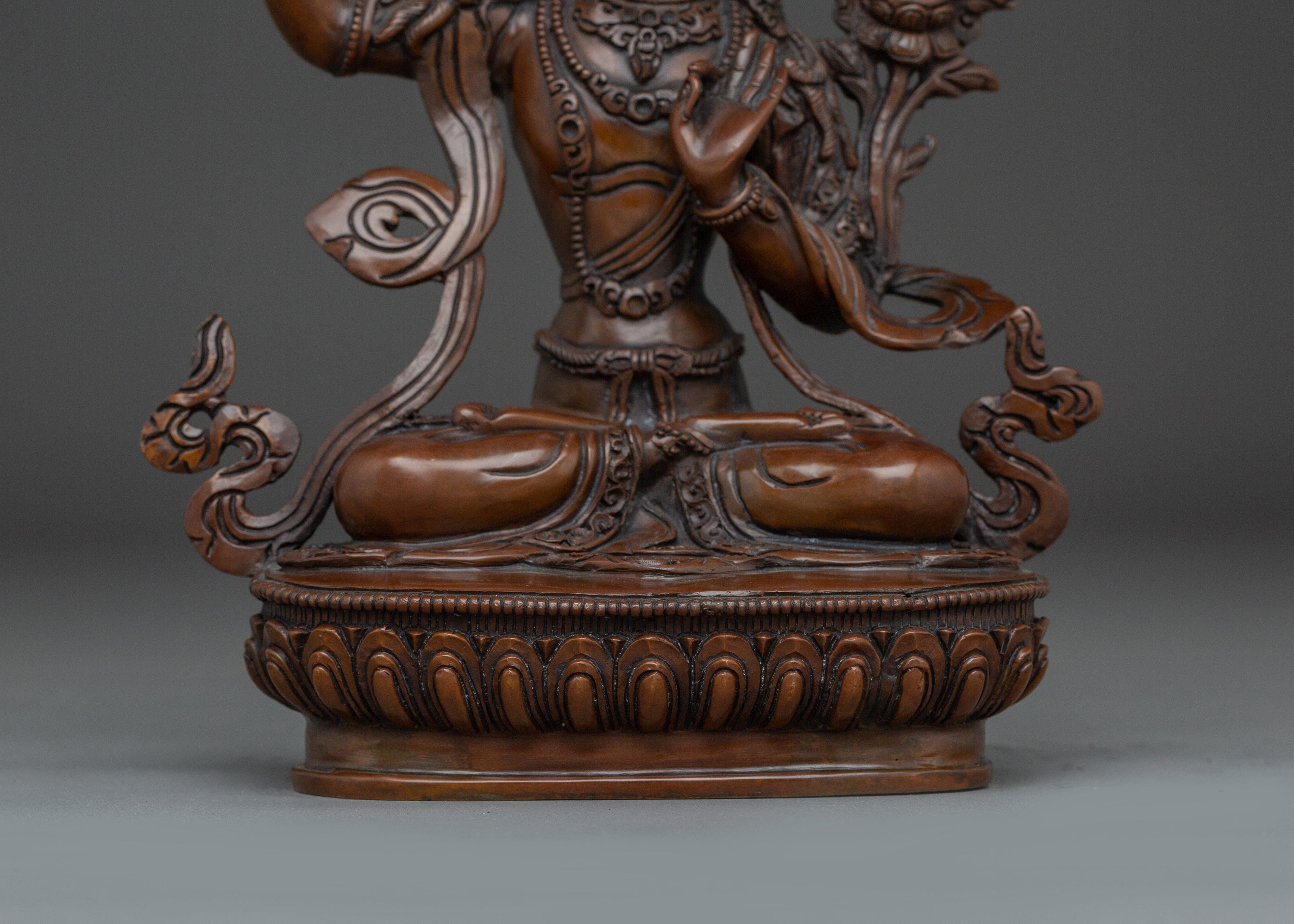 Manjushri Artwork - Embodiment of Divine Wisdom | Voice of Boundless Insight