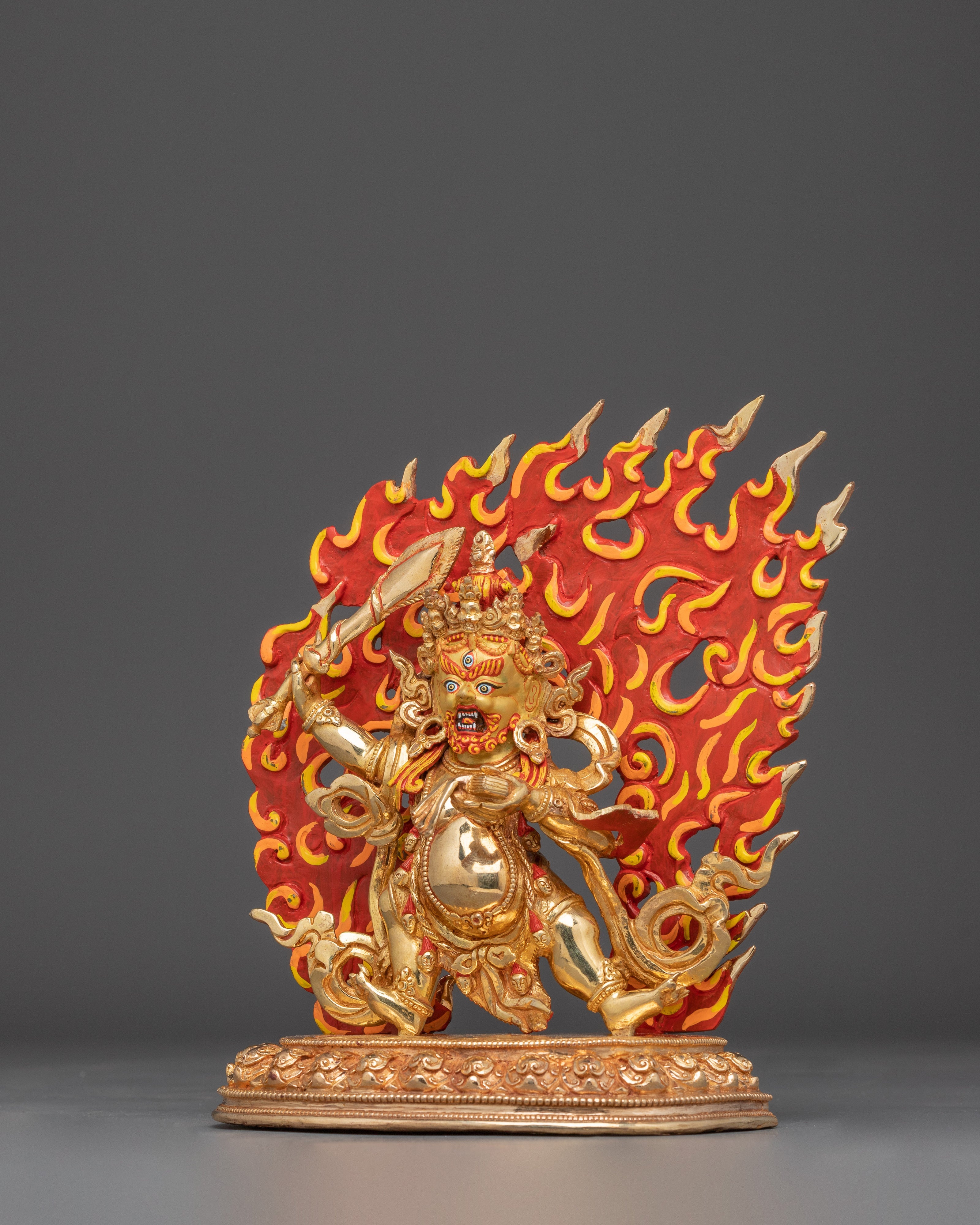 Tibetan Black Manjushri Statue | Wrathful Wisdom Deity