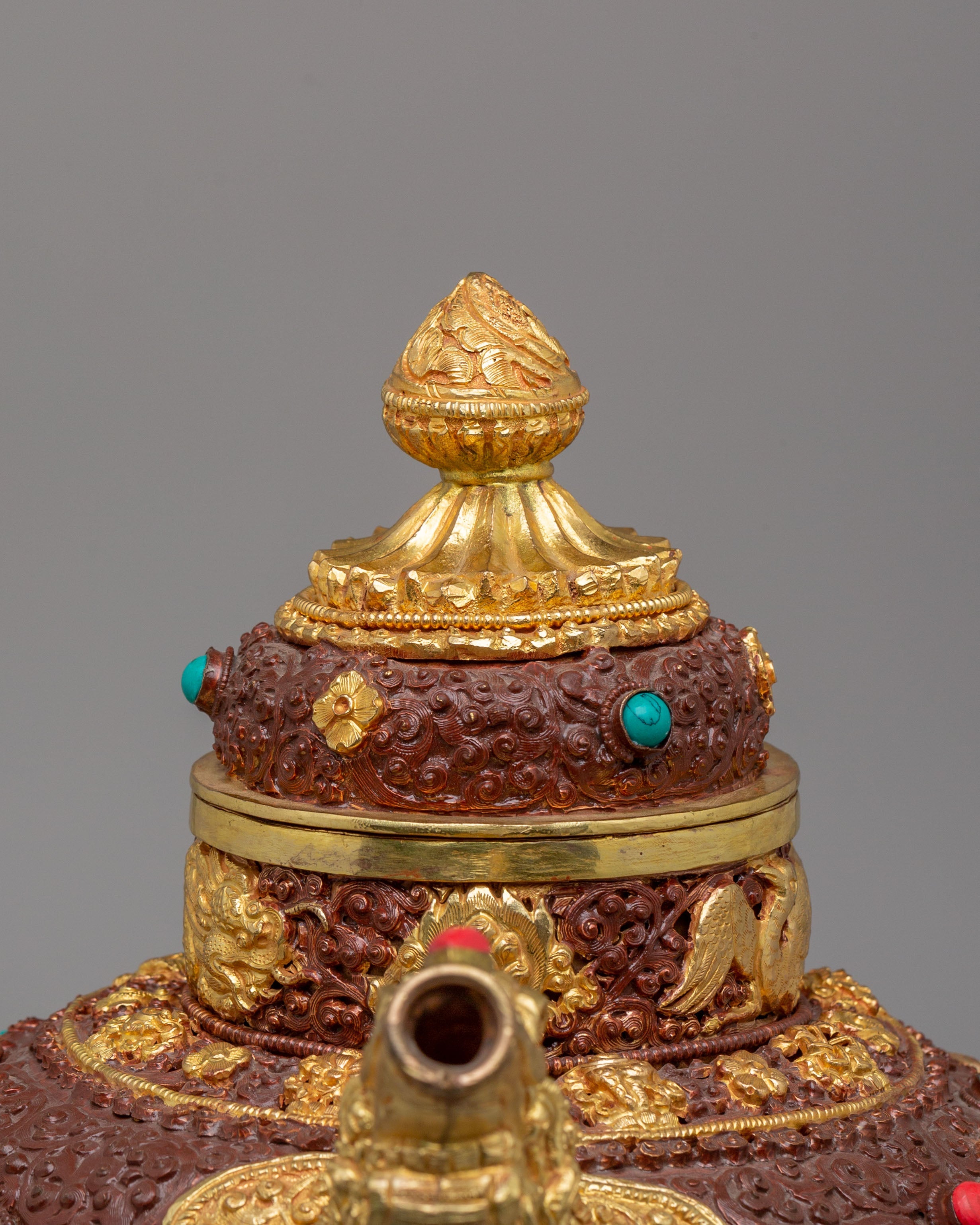 Himalayan Tibetan Tea Pot | Spiritual and Cultural Decor