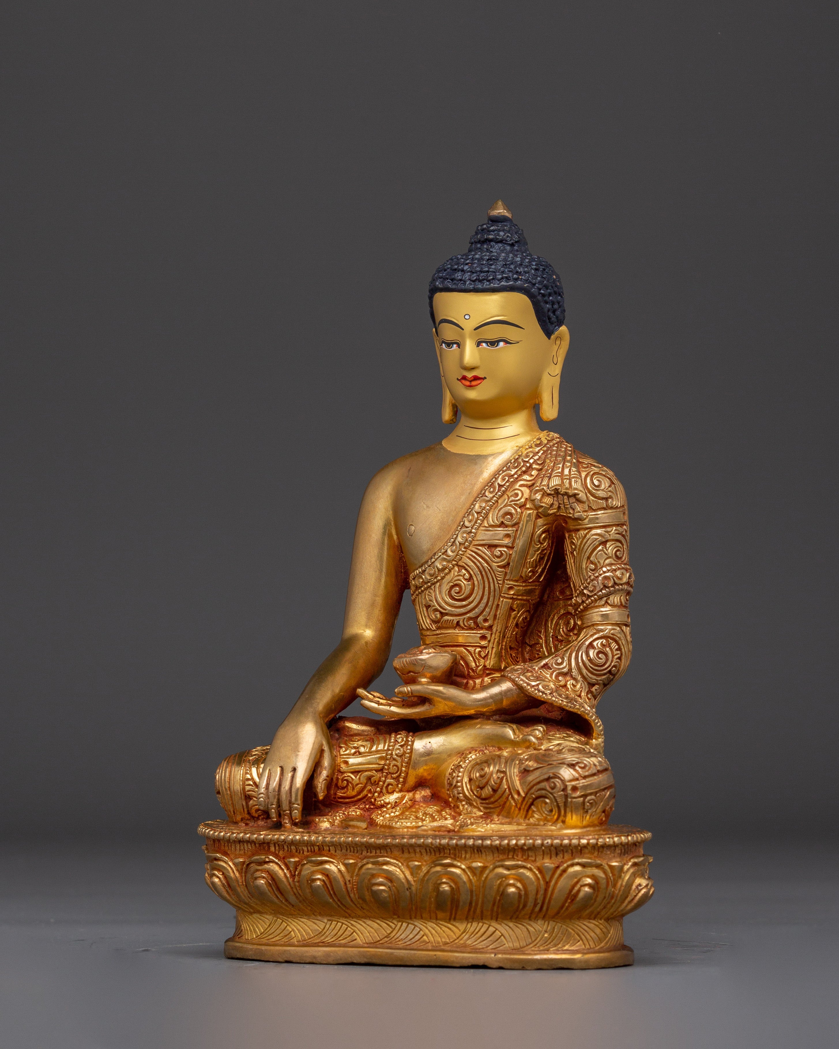 Handmade Serene Shakyamuni Buddha Artwork | Enlightenment Symbol