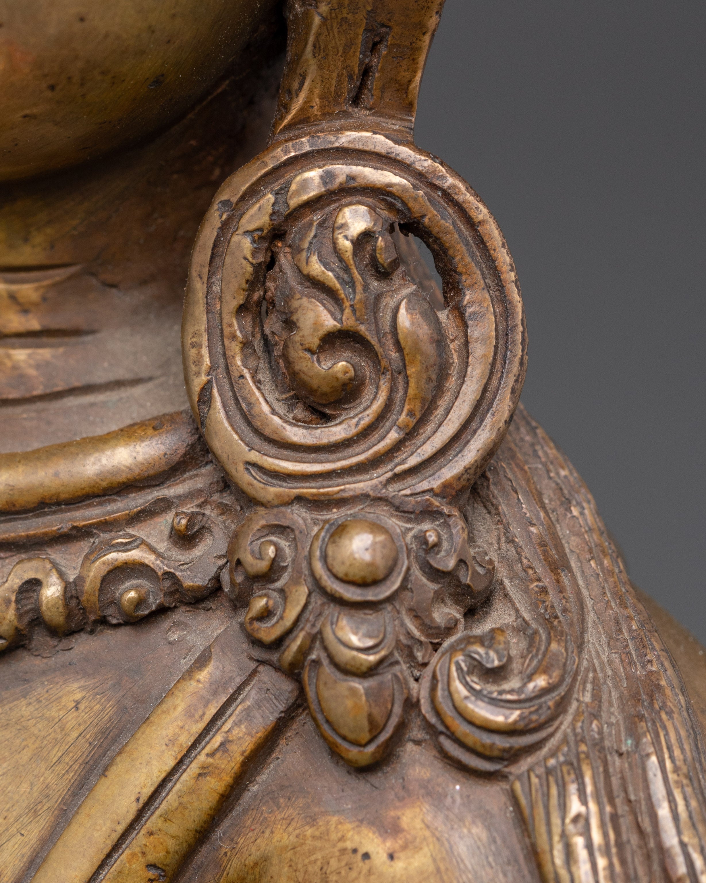 Handcrafted Brass Vajrasattva Statue | Tibetan Bodhisattva Sculpture