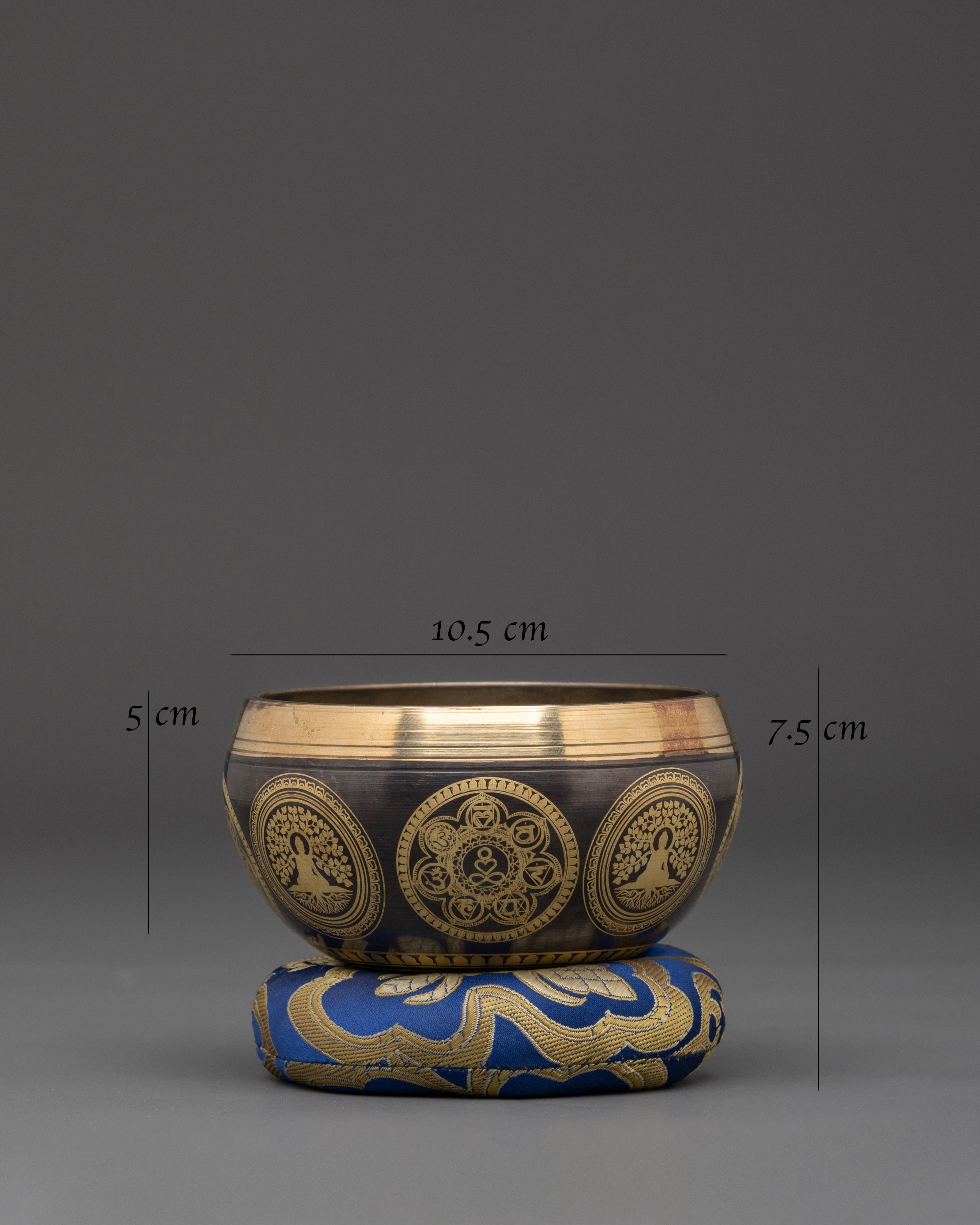 Healer Tibetan Singing Bowl Set |  Bronze Energy Healing Bowl