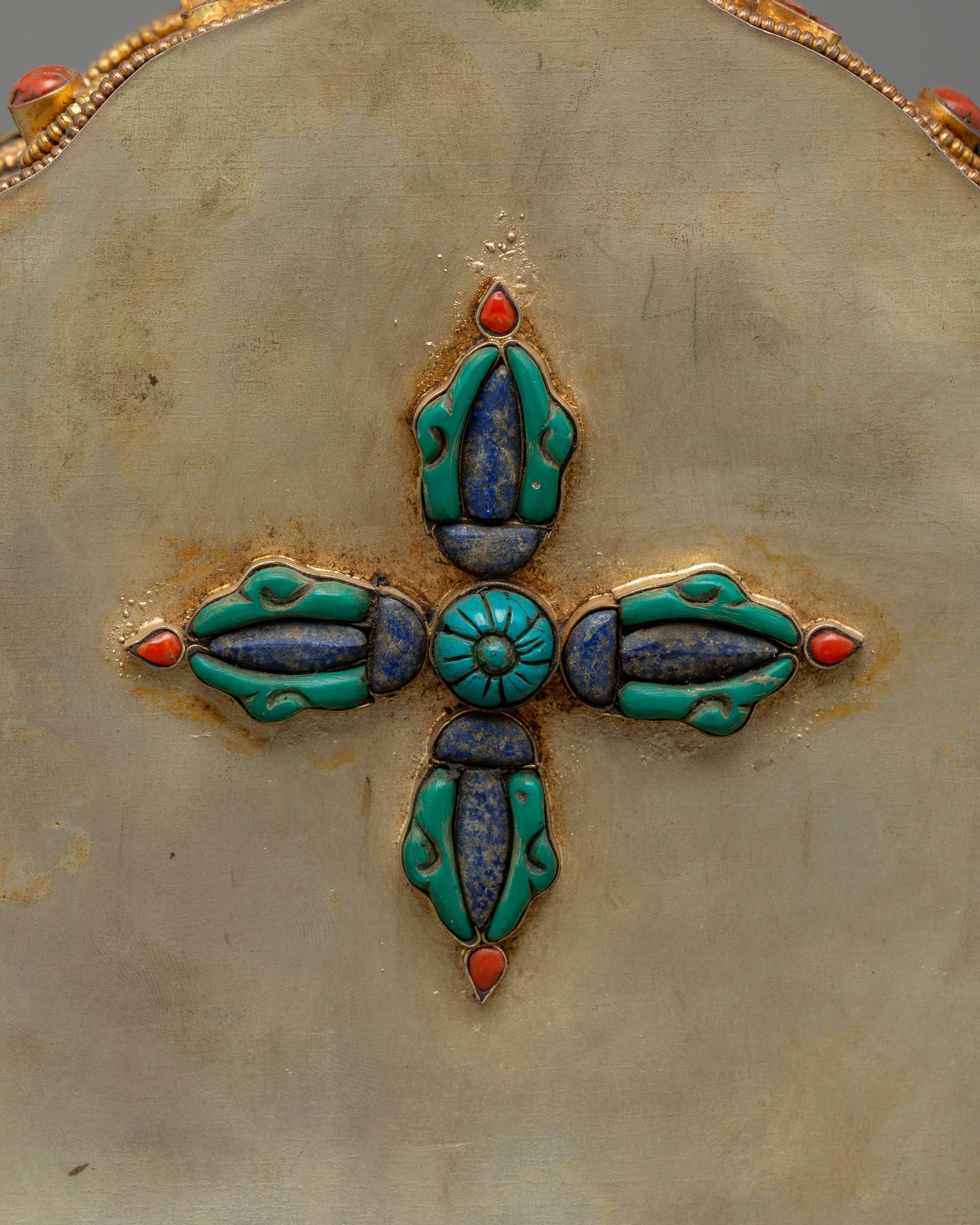 Decorative Tibetan Gau Shrine Box | Spiritual Tibetan Art
