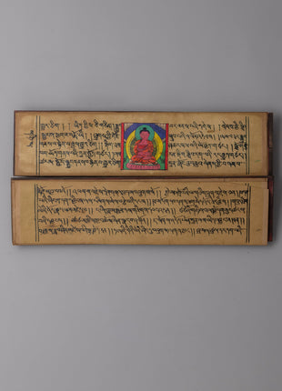 Handcrafted Tibetan Book Cover with Dragon Motif | Perfect for Spiritual Decor