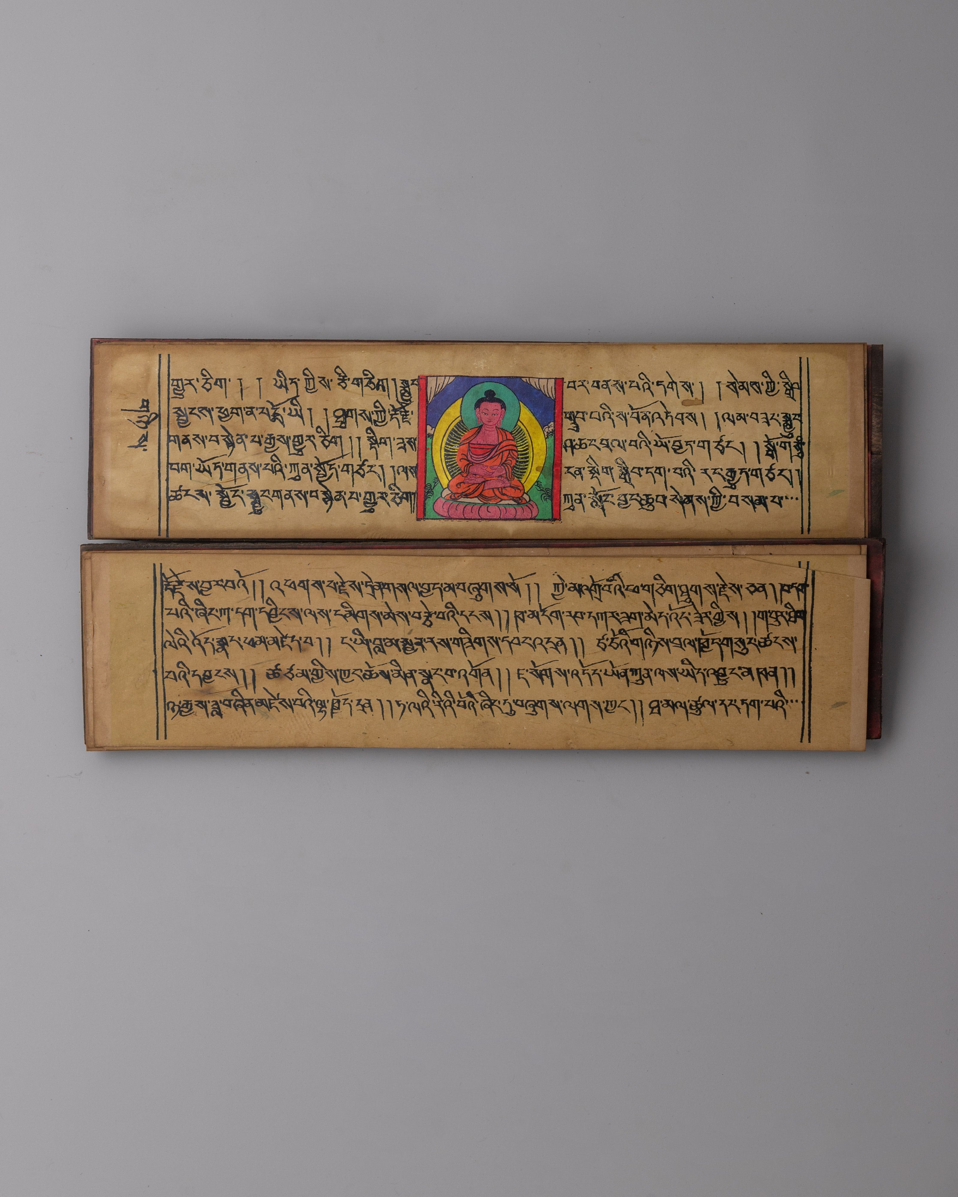 Handcrafted Tibetan Book Cover with Dragon Motif | Perfect for Spiritual Decor