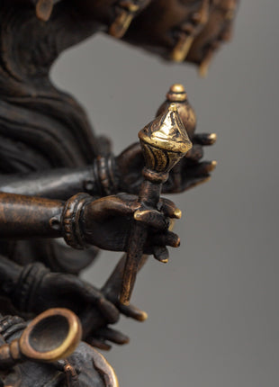 Copper Kali Antique Statue | A Divine Energy Source