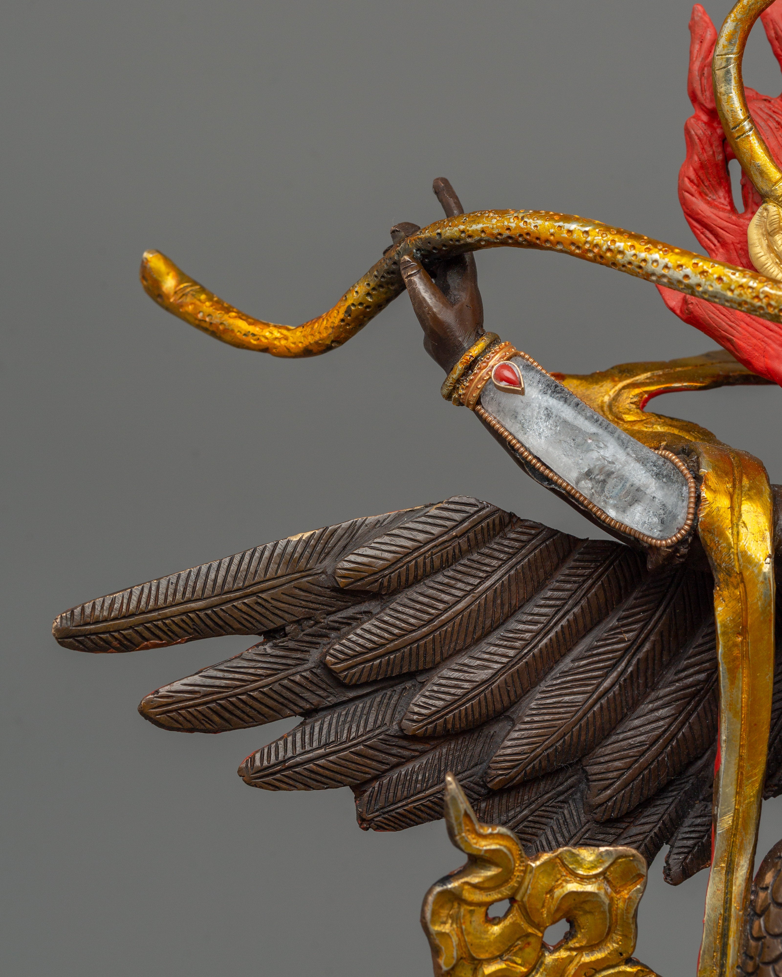 Divine bird Garuda Statue | Tibetan Sacred Art