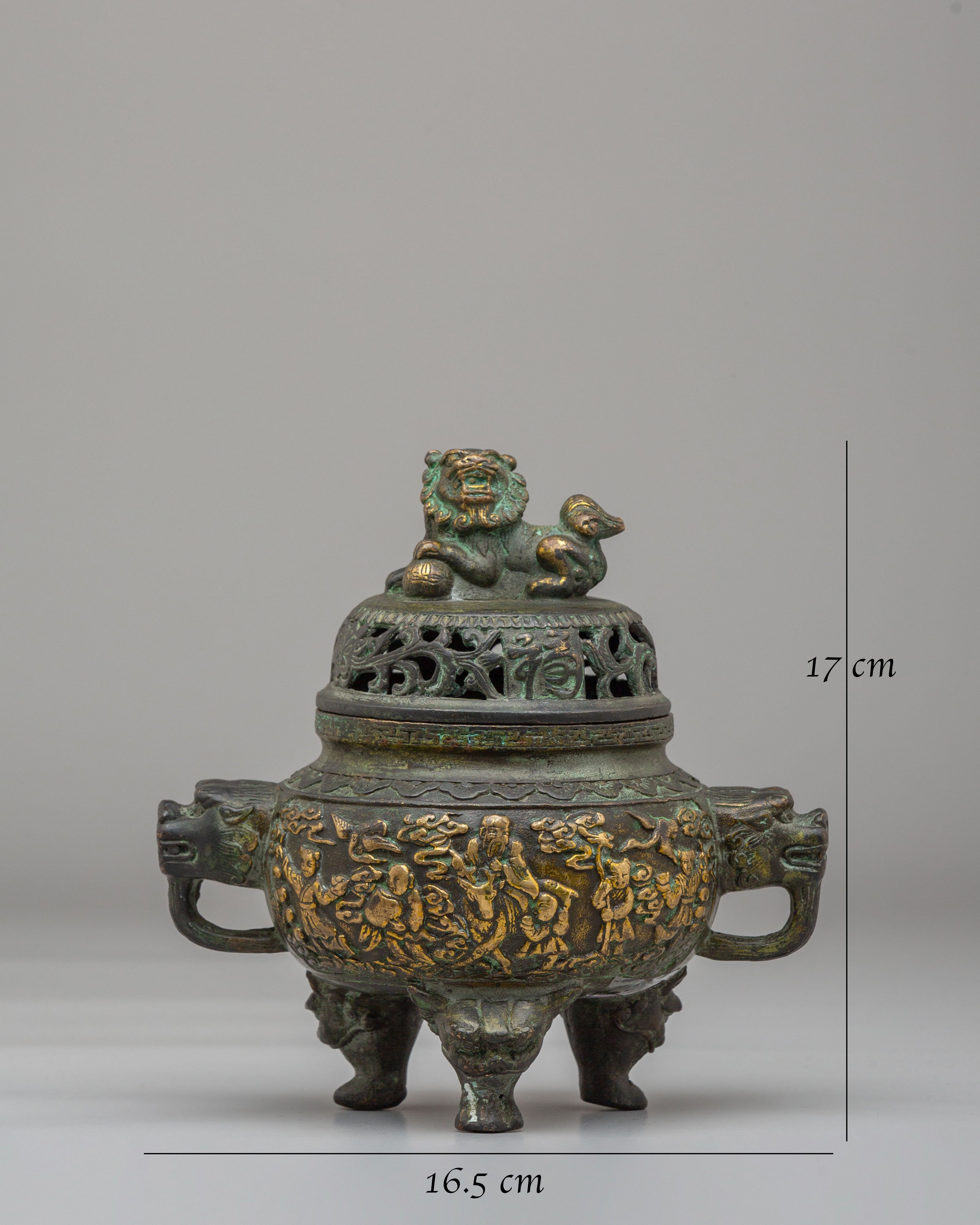 Spiritual Incense Burner for Altar Use | Handcrafted Incense Holder