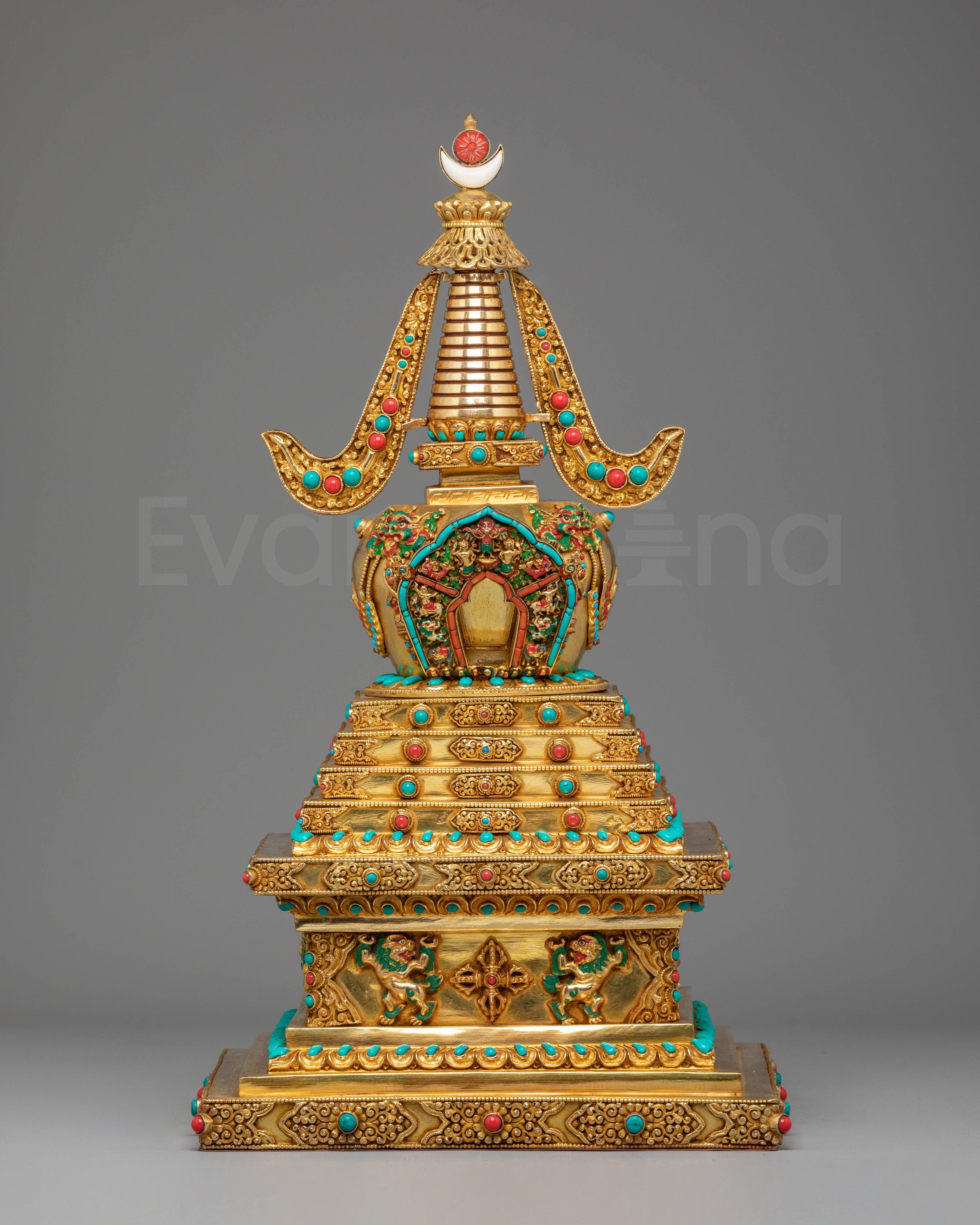 Traditional Tibetan Golden Stupa
