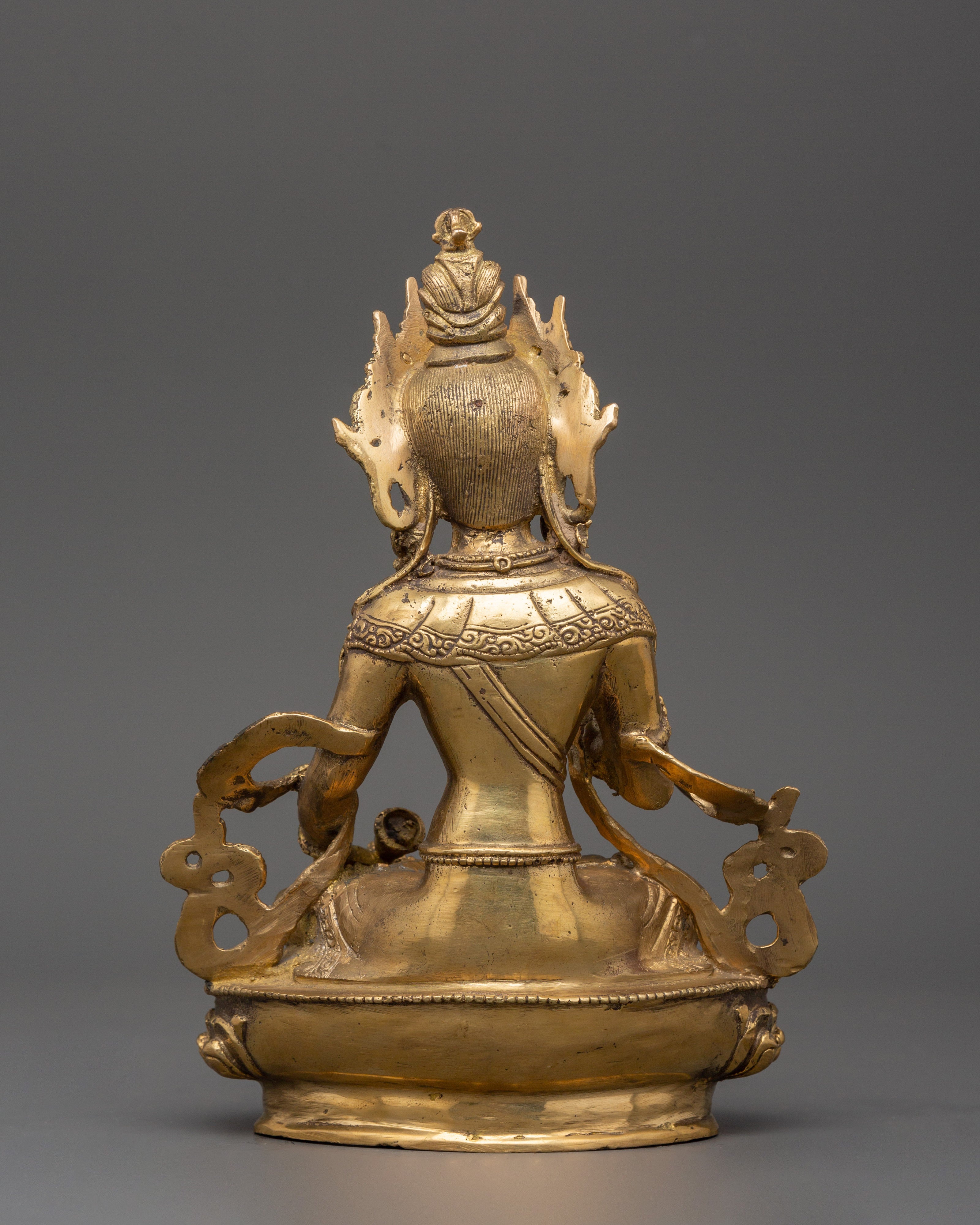 Brass Vajrasattva Sculpture | Handcrafted Buddhist Figurine