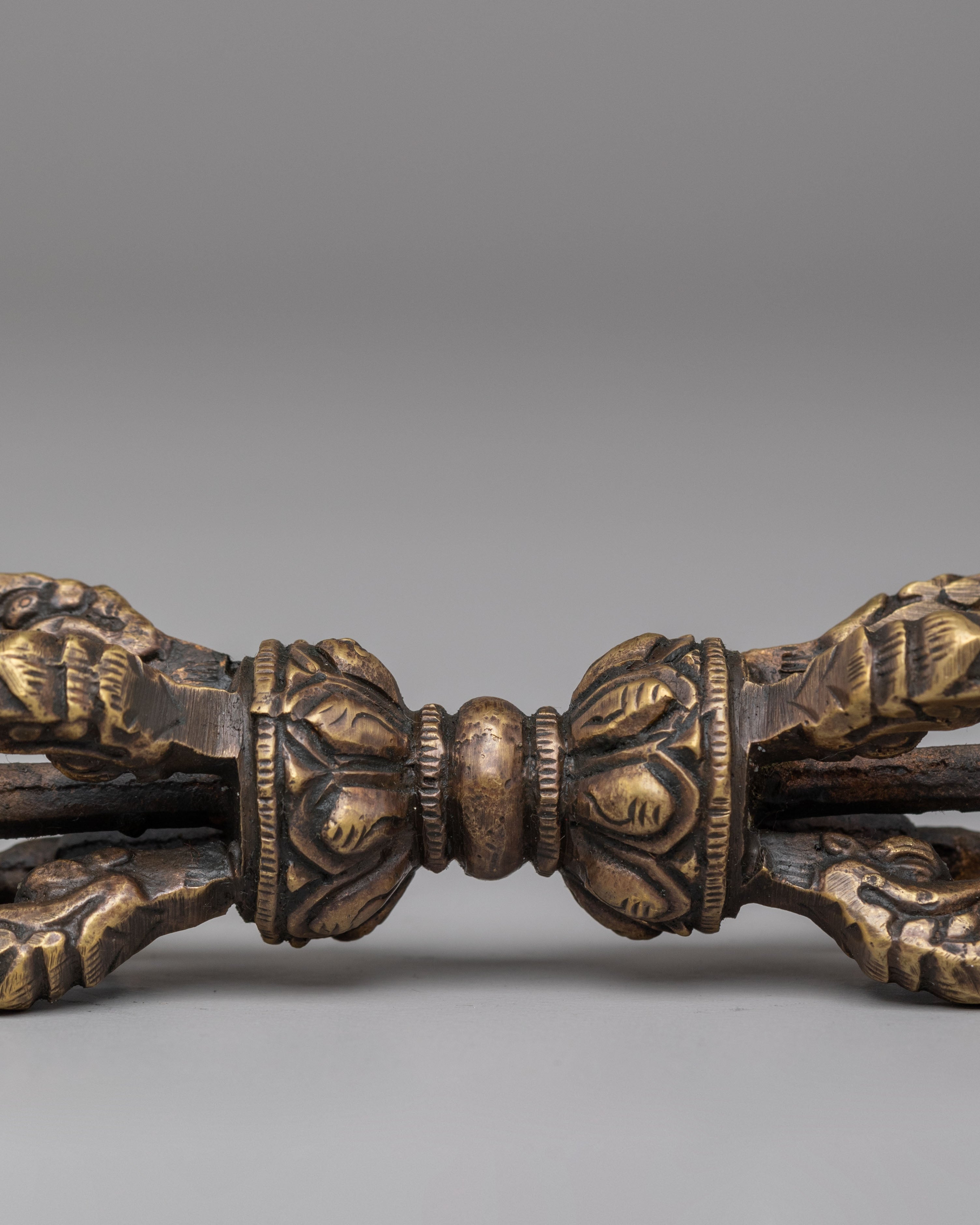 Tibetan Altar Vajra and Bell Set | Sacred Ritual Items