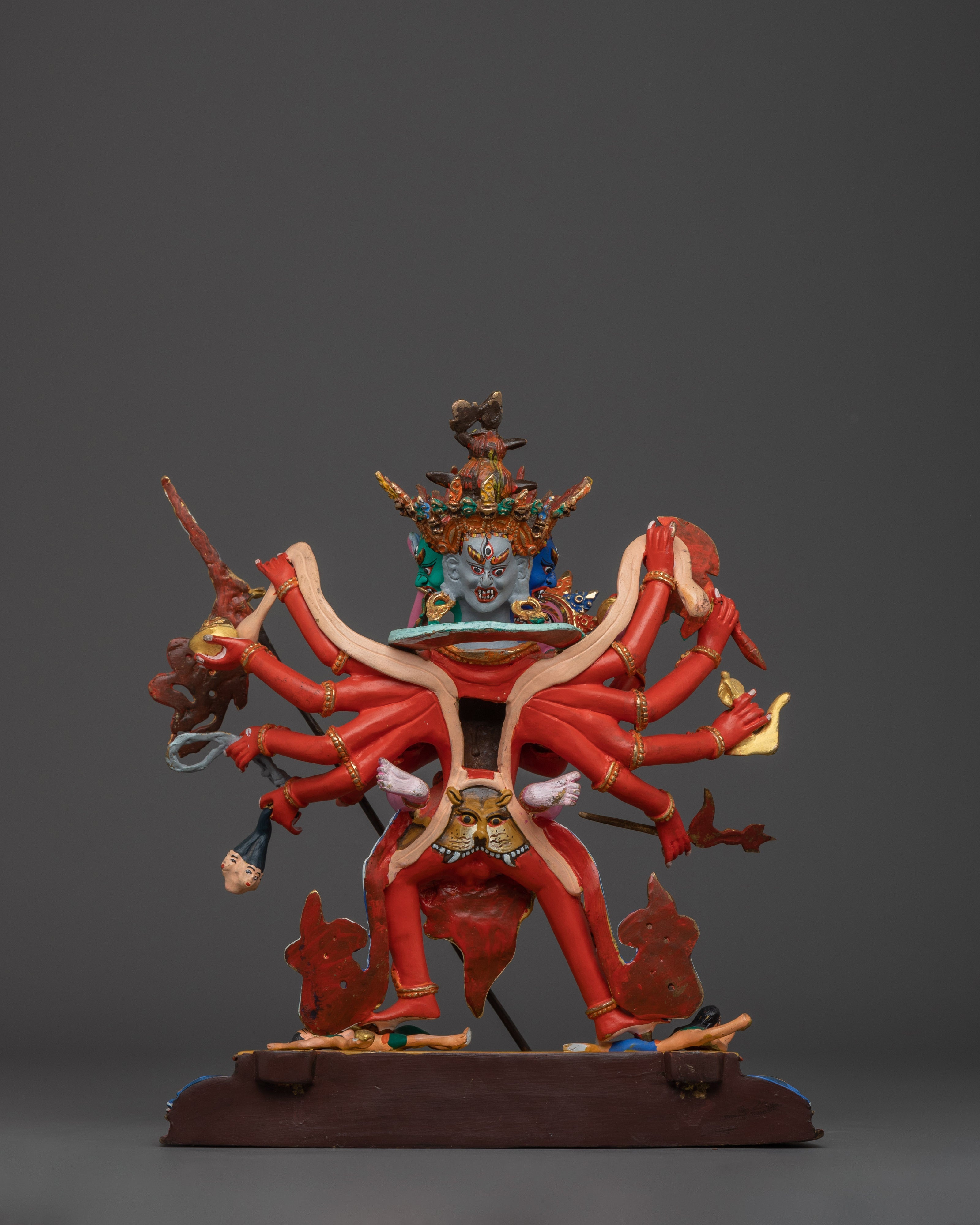 Tibetan Statue of Chakrasamvara | Wheel of Perfect Bliss