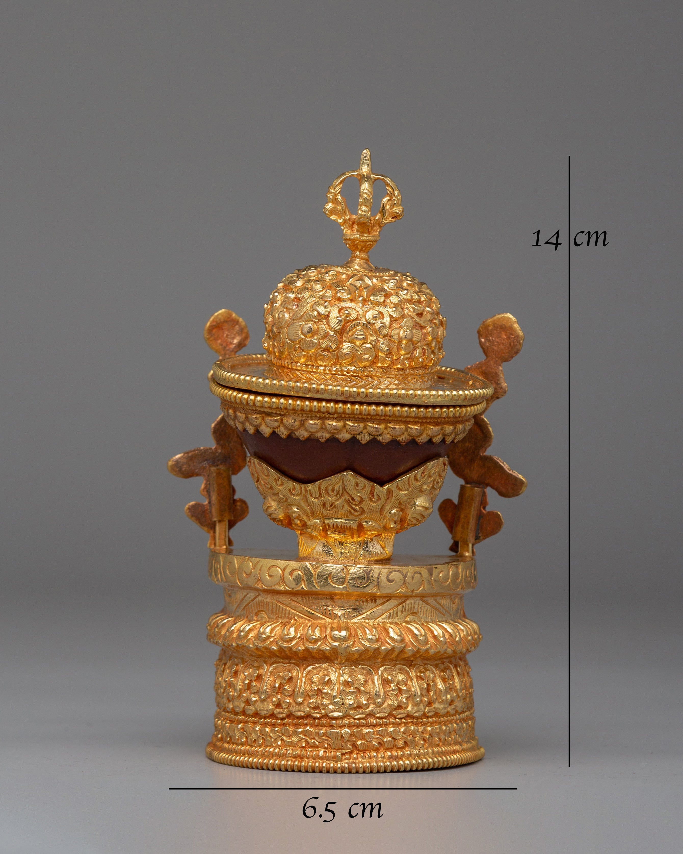 Handmade Altar Kapala | Ritual Offering Vessel