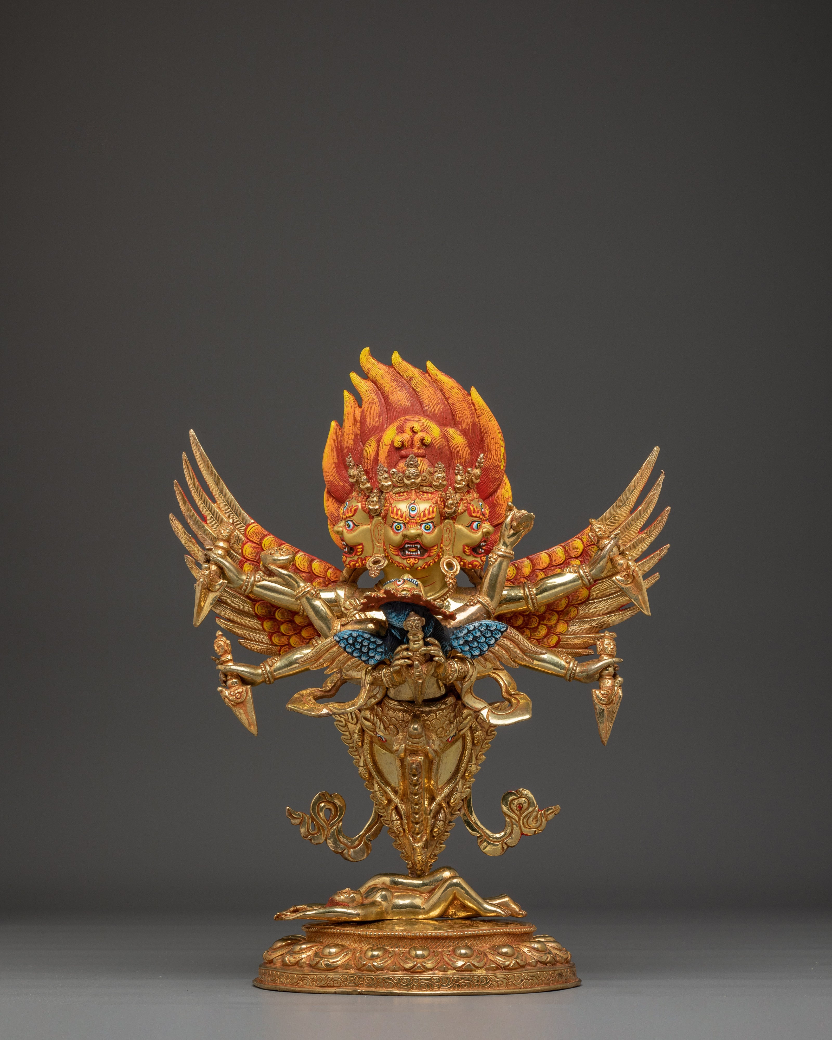 Drukse Chempa Statue | Traditional Wrathful deity