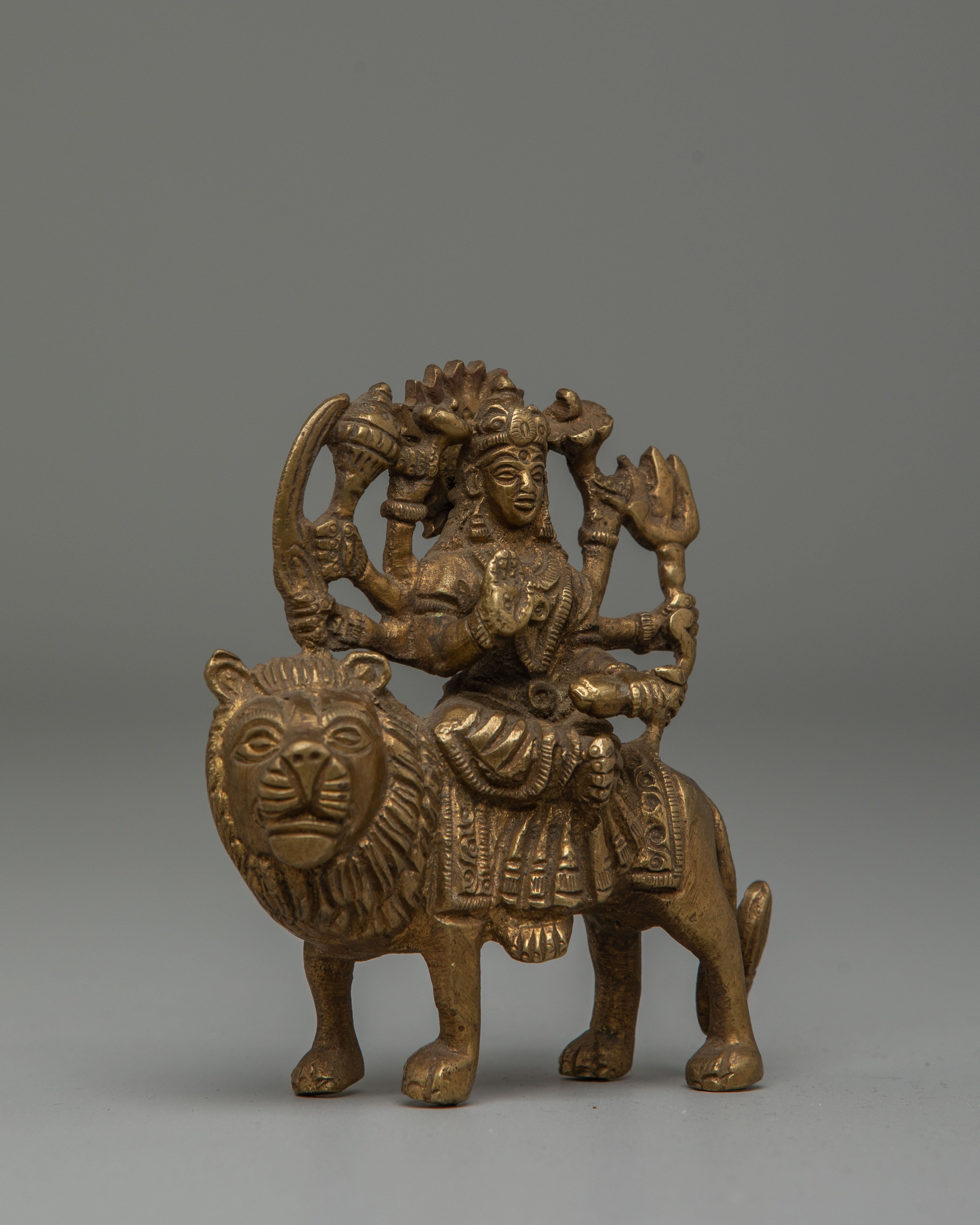 Handmade Brass Durga | Statue Symbol of Protection