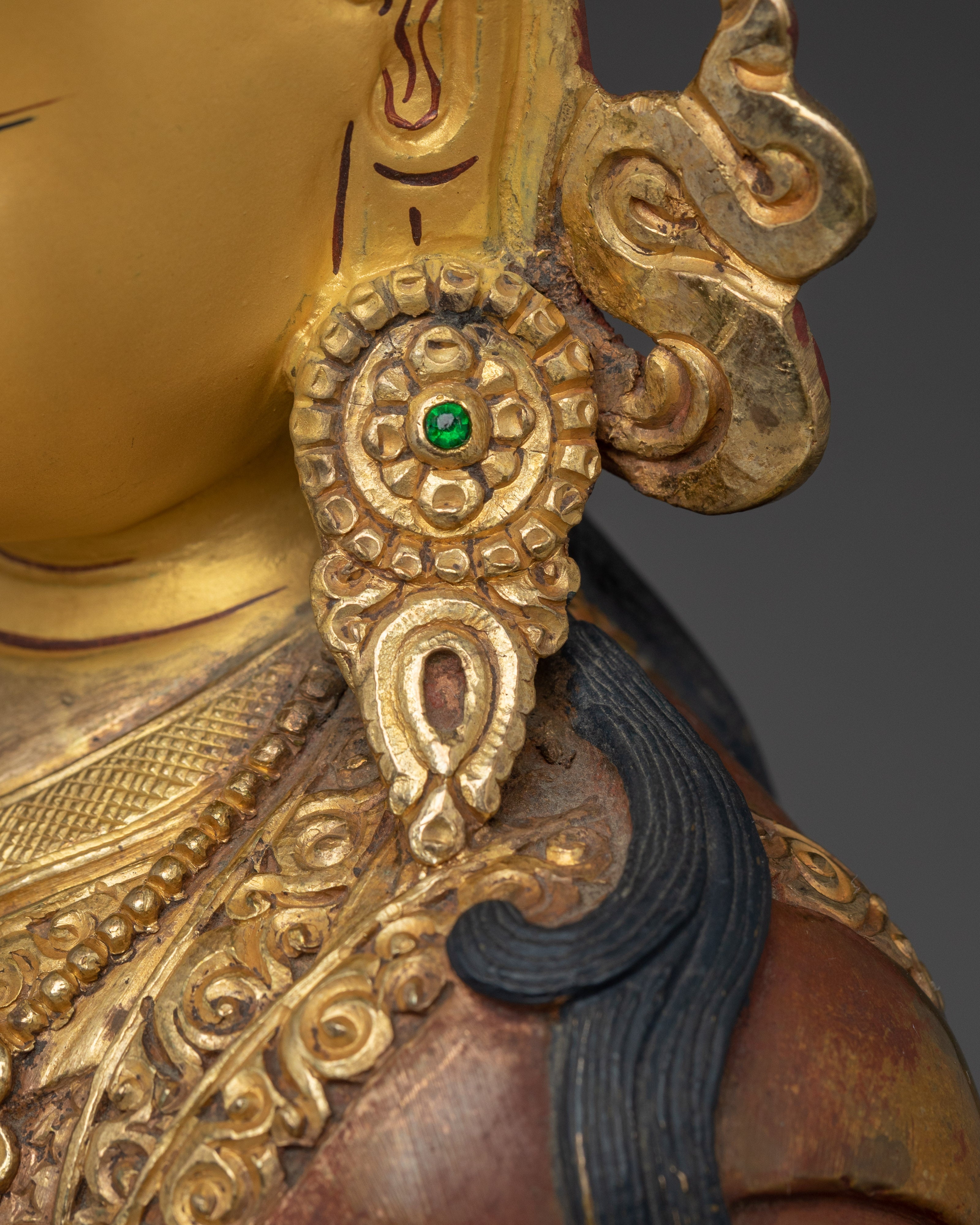 Handmade Statue of Guru Rinpoche | Buddhist Precious Guru