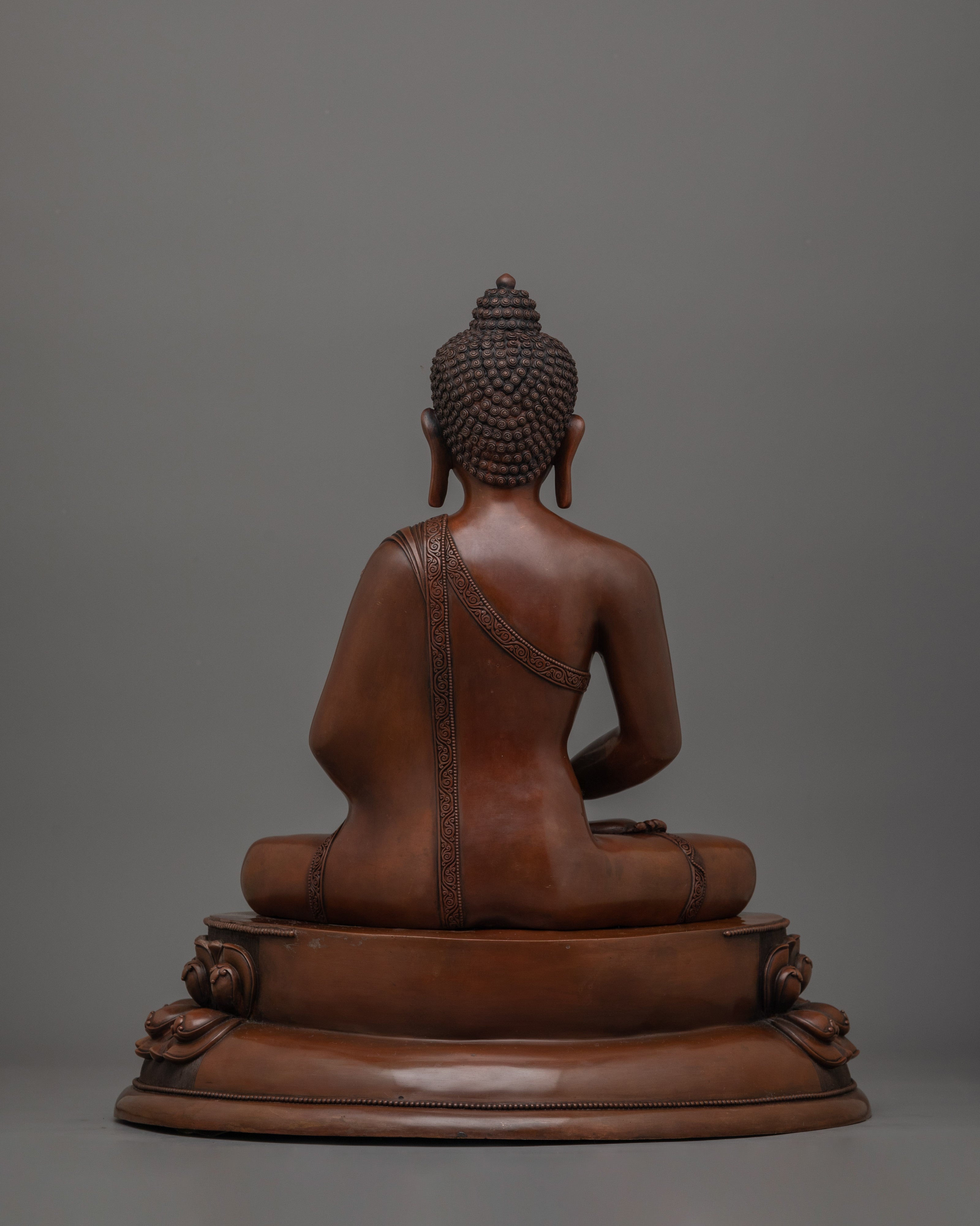 Amitabha Buddha Oxidized Copper Statue | Handcrafted Meditation Deity
