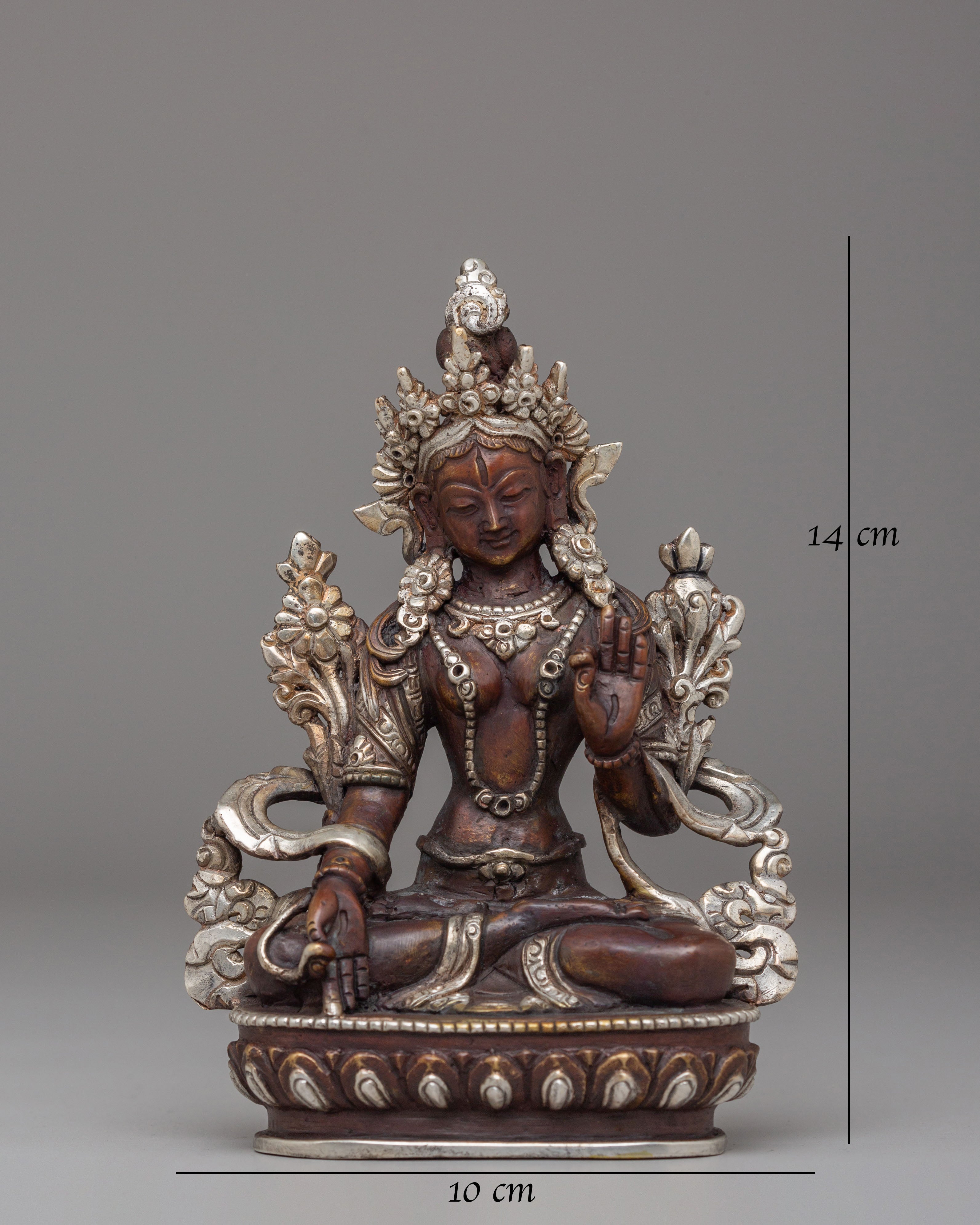 Handcrafted Statue of White Tara | Tibetan Buddhist Goddess