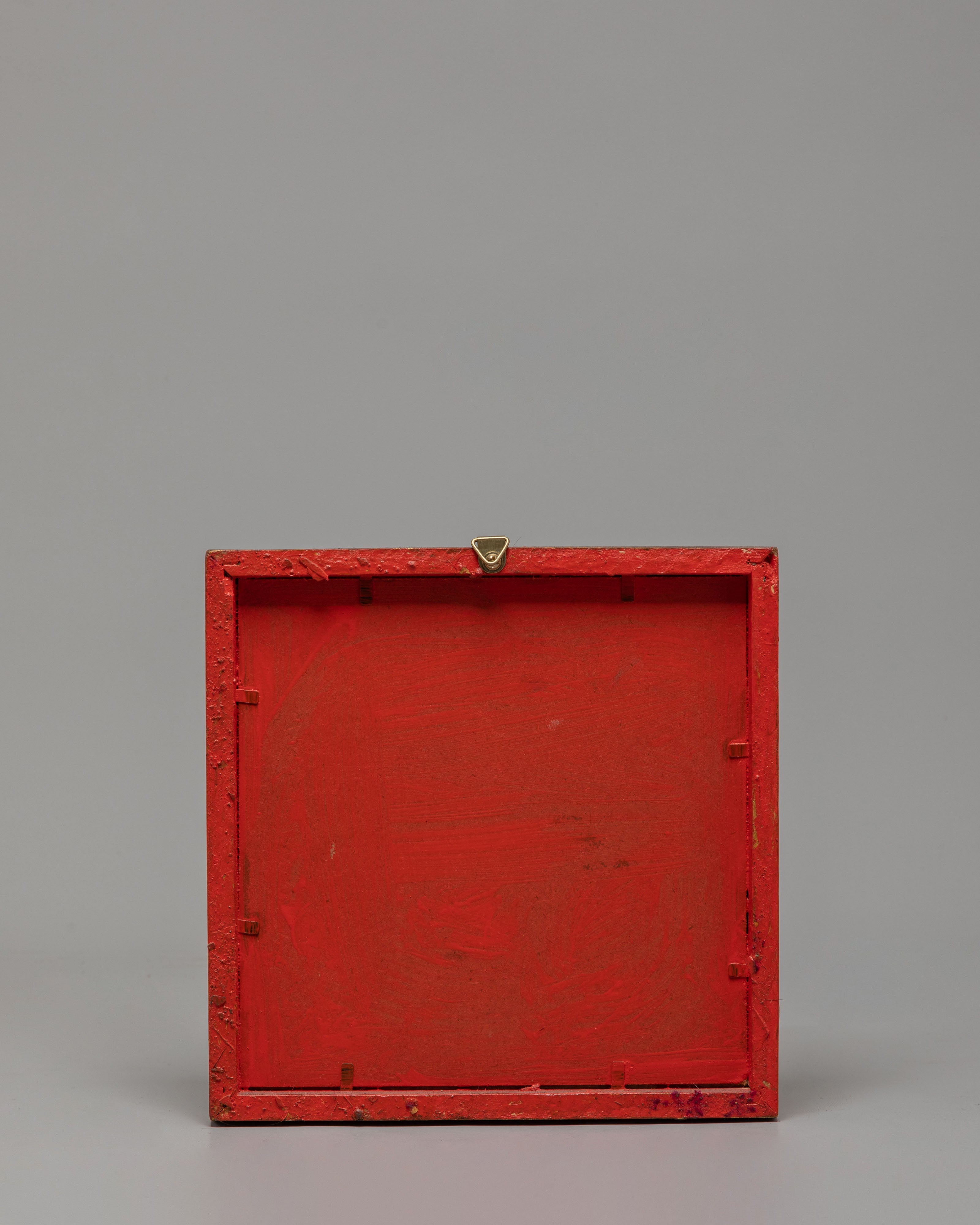 Handmade Tibetan Manjushri Wall Hanging | Spiritual Decor for Home