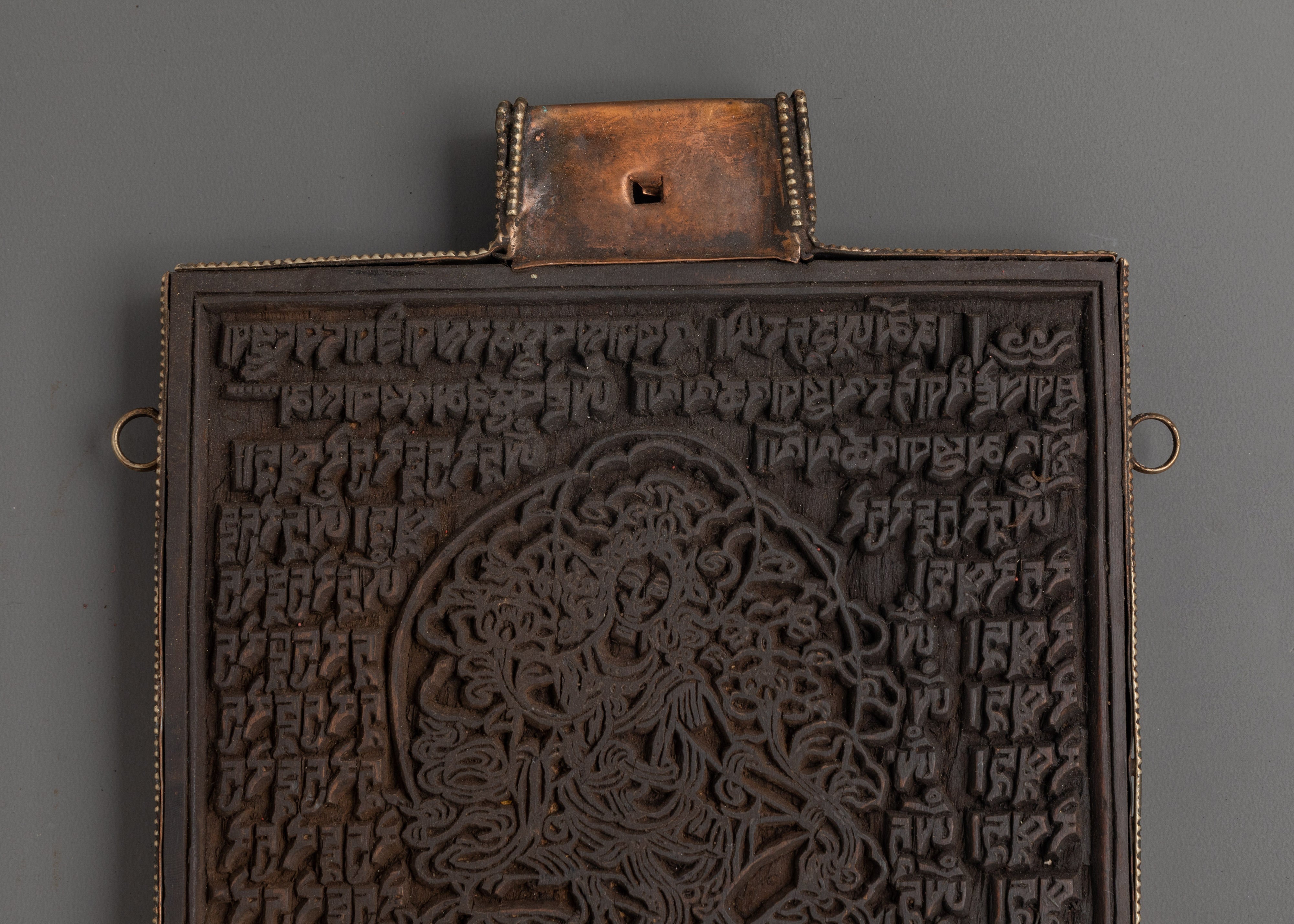 Handcrafted Tibetan Ritual Stamp | Green Tara Carving