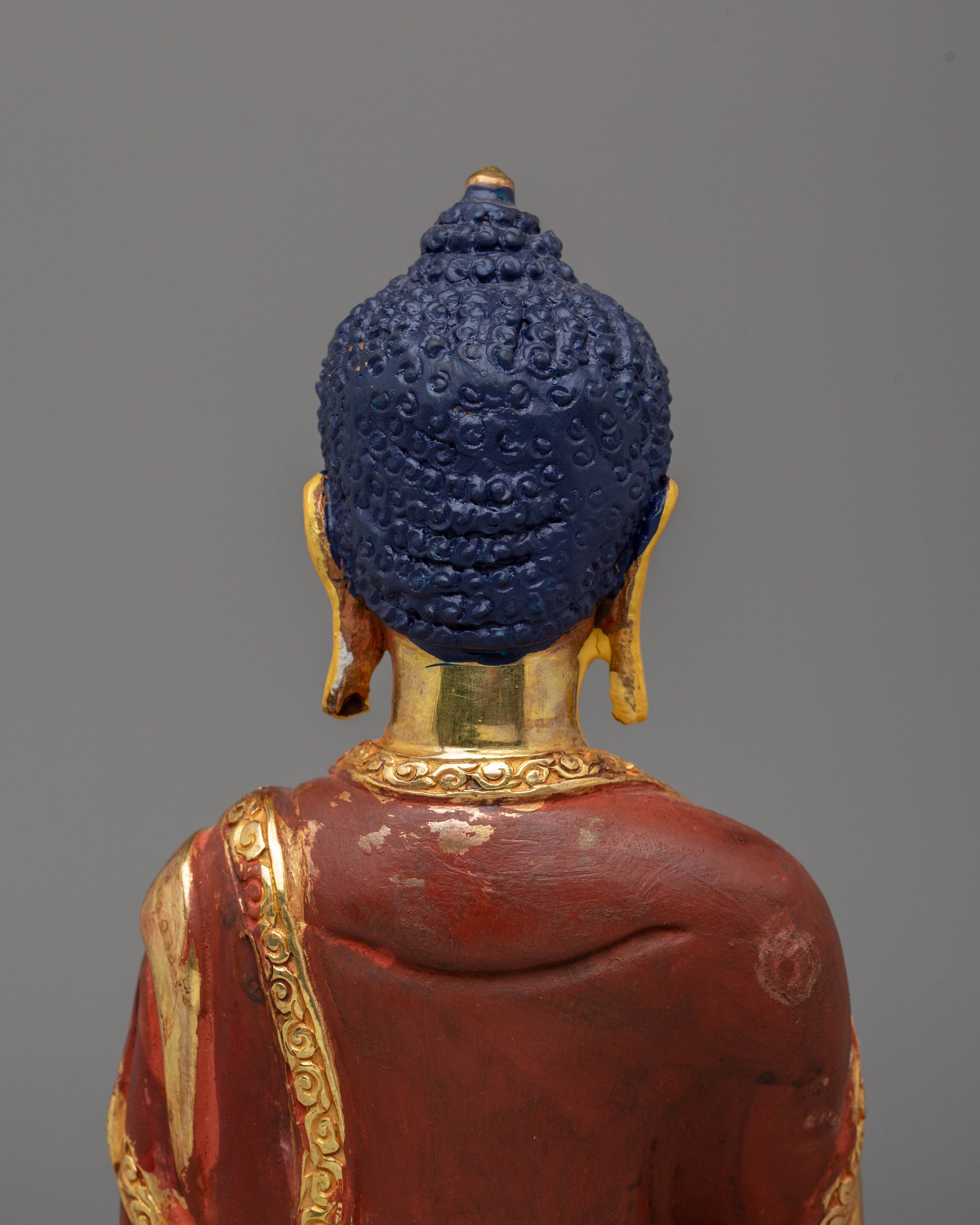 Handcrafted Shakyamuni Buddha Copper Sculpture | Sacred Tibetan Icon