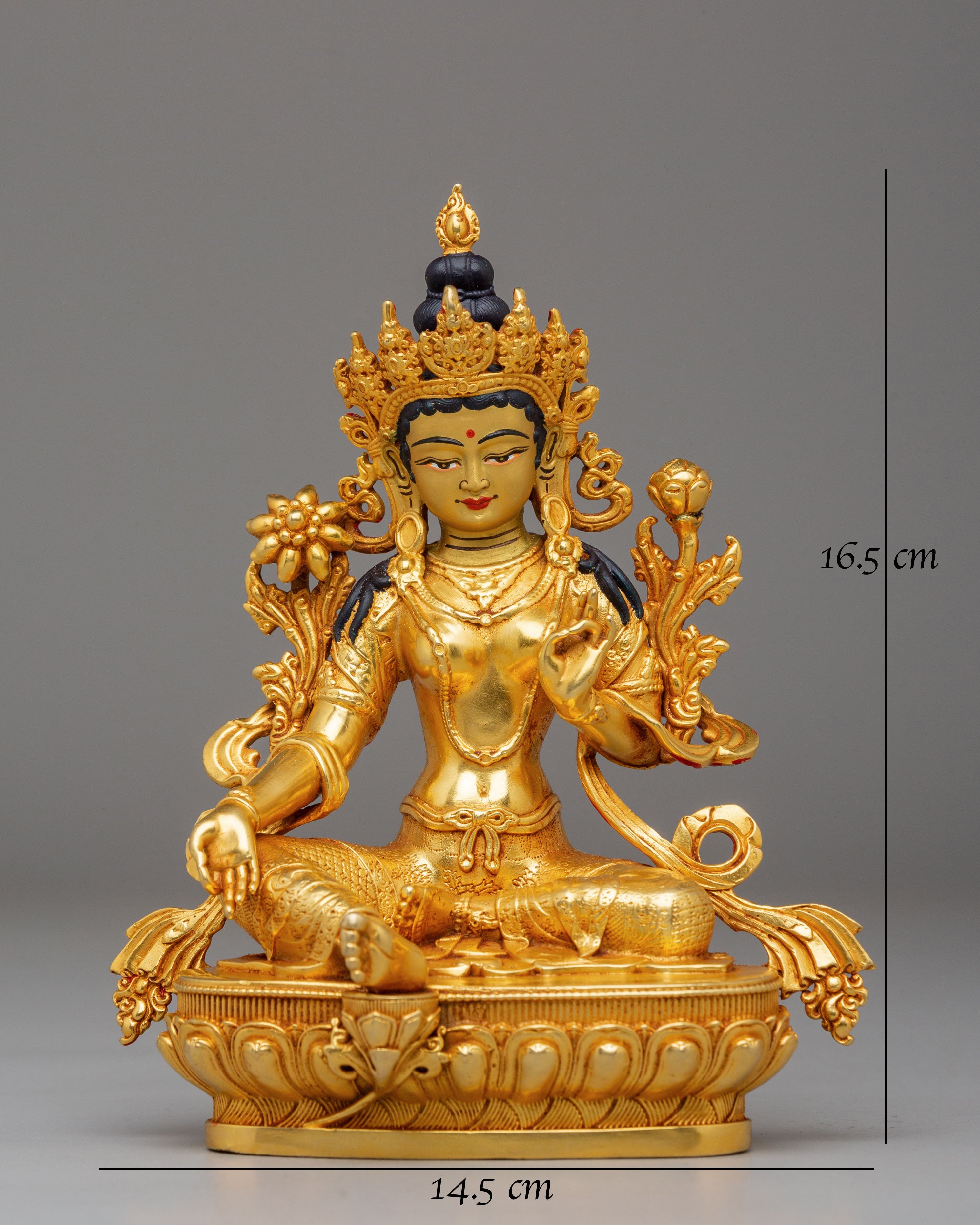 Green Tara Statue | The Female Bodhisattva
