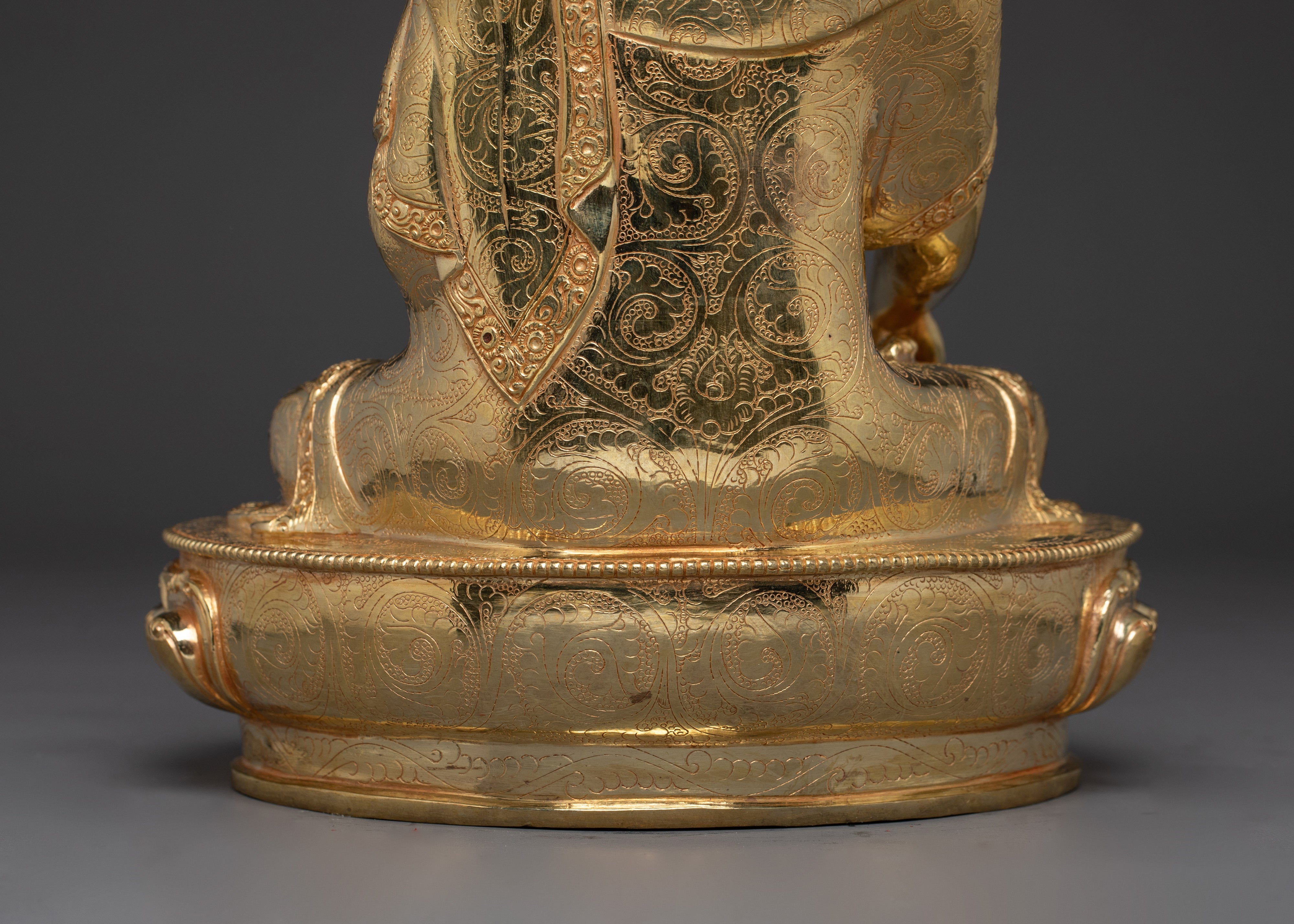 Golden Historical Buddha Gautama Artwork | Embodiment of Wisdom