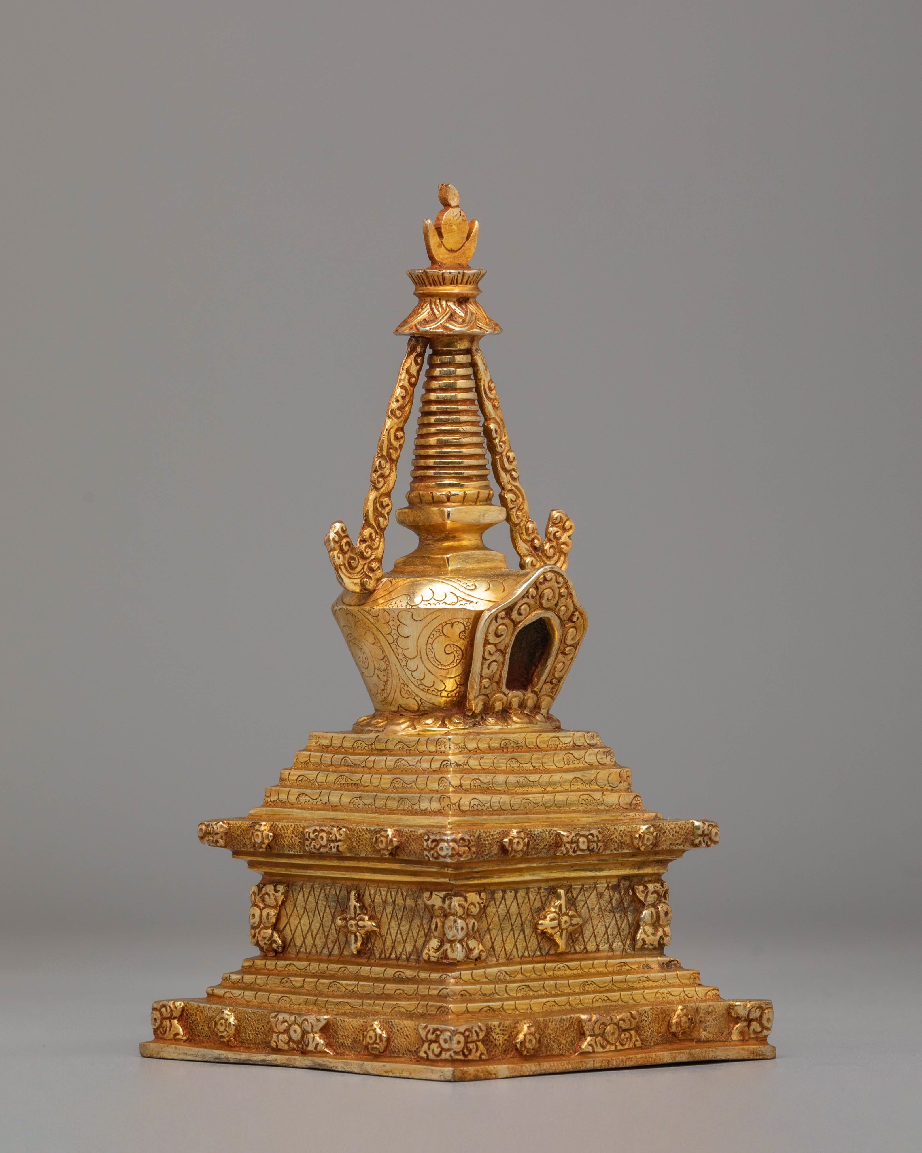 Decorative Tibetan Buddhist Stupa | Spiritual Symbol of Enlightenment