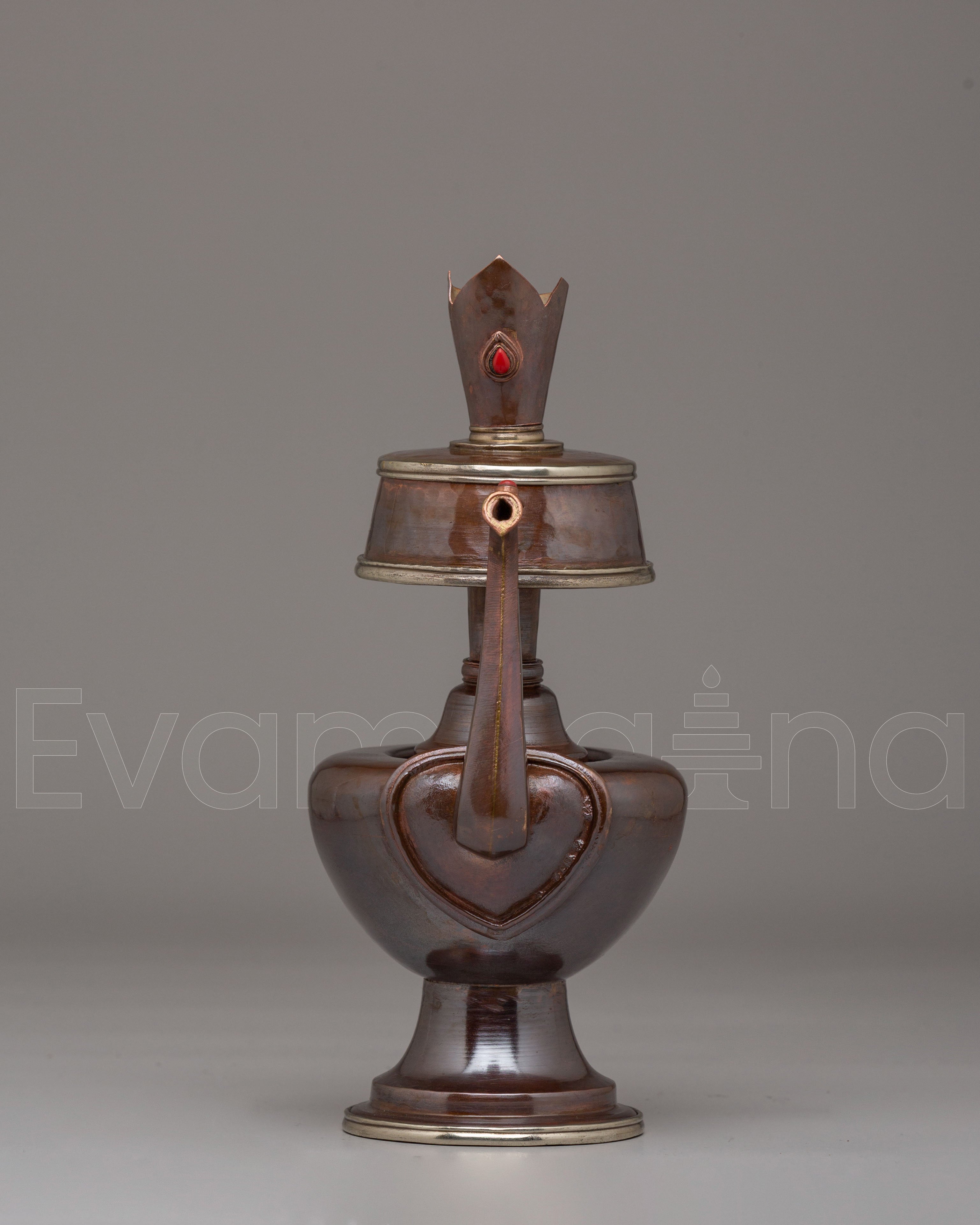Tibetan Bhumba For Ritual | Handcrafted Sacred Offering Vessel