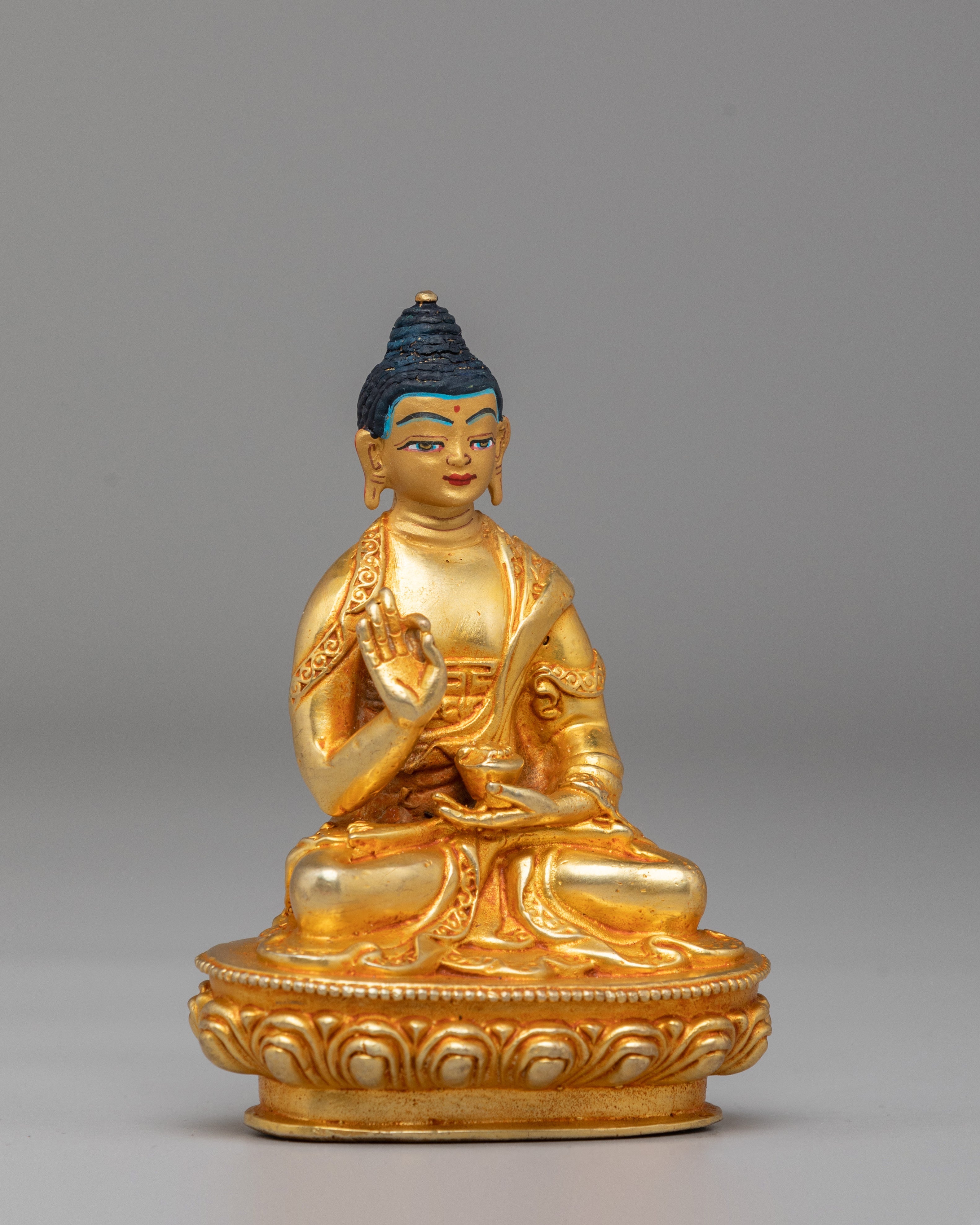 Handmade Amogasiddhi Statue | Copper Body with 24K Gold Plating