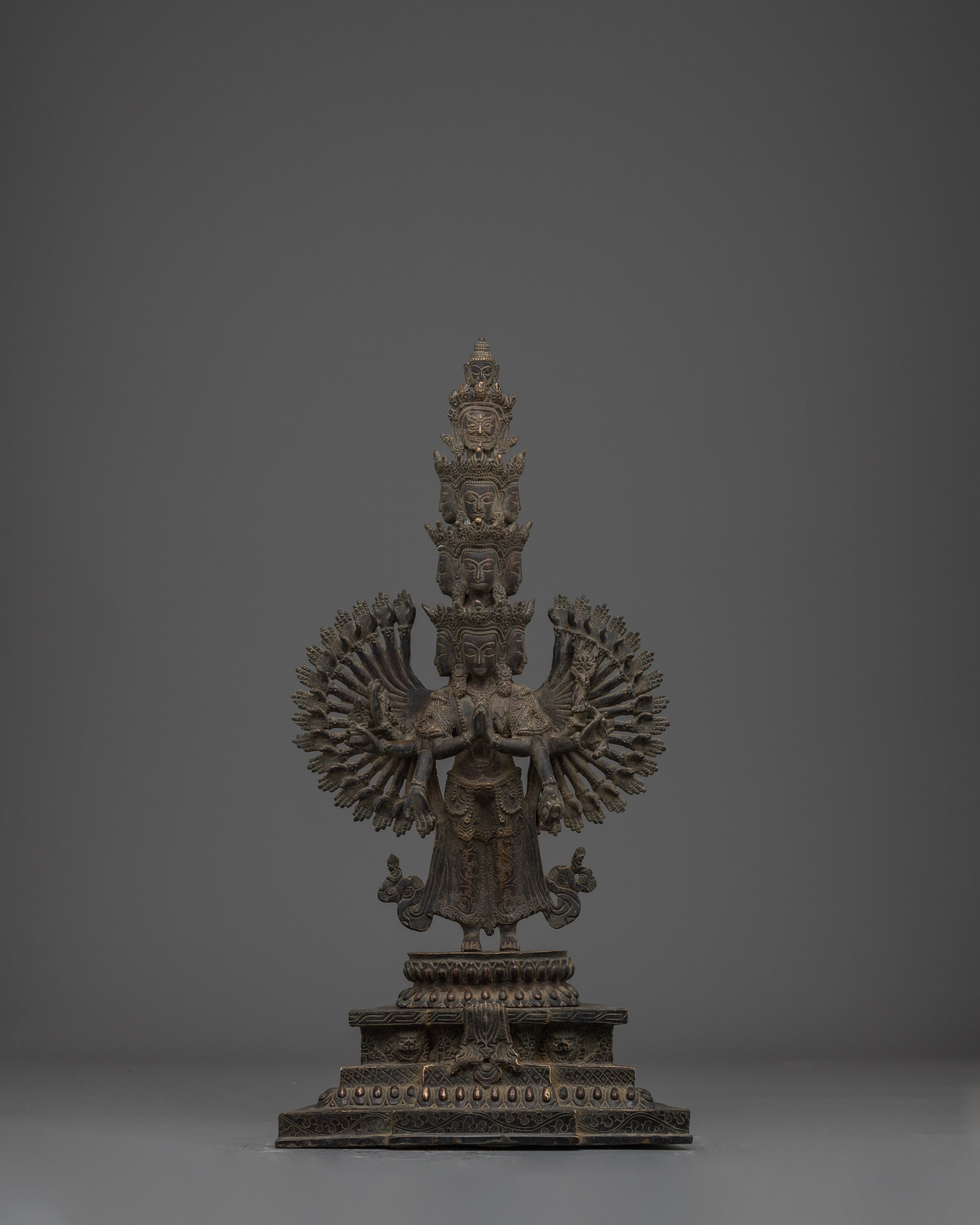 Sacred Compassionate 1000 Armed Chenrezig Statue | Symbol of Healing, and Protection