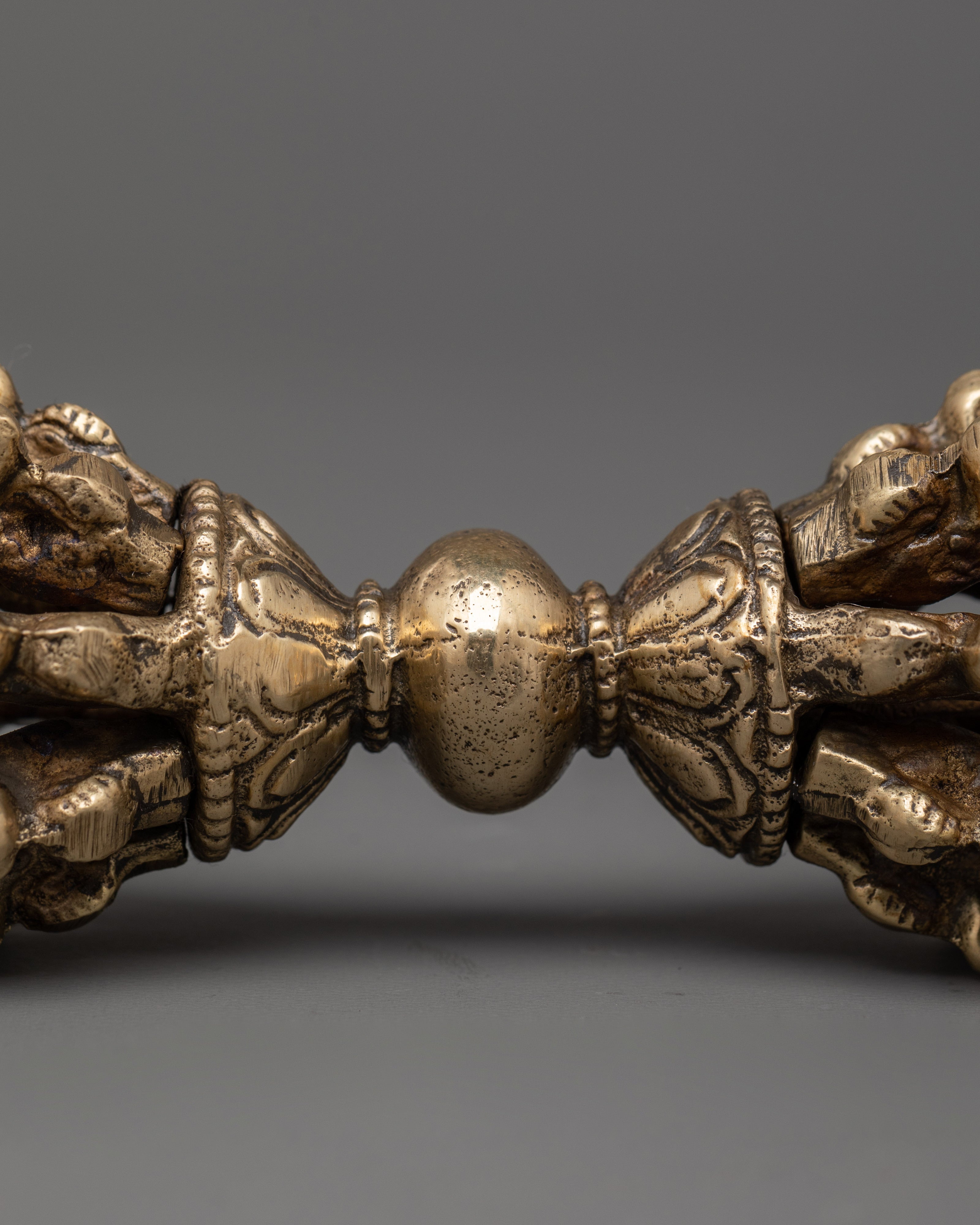Sacred brass Vajra Dorje | Tibetan Tantric Ritual Too