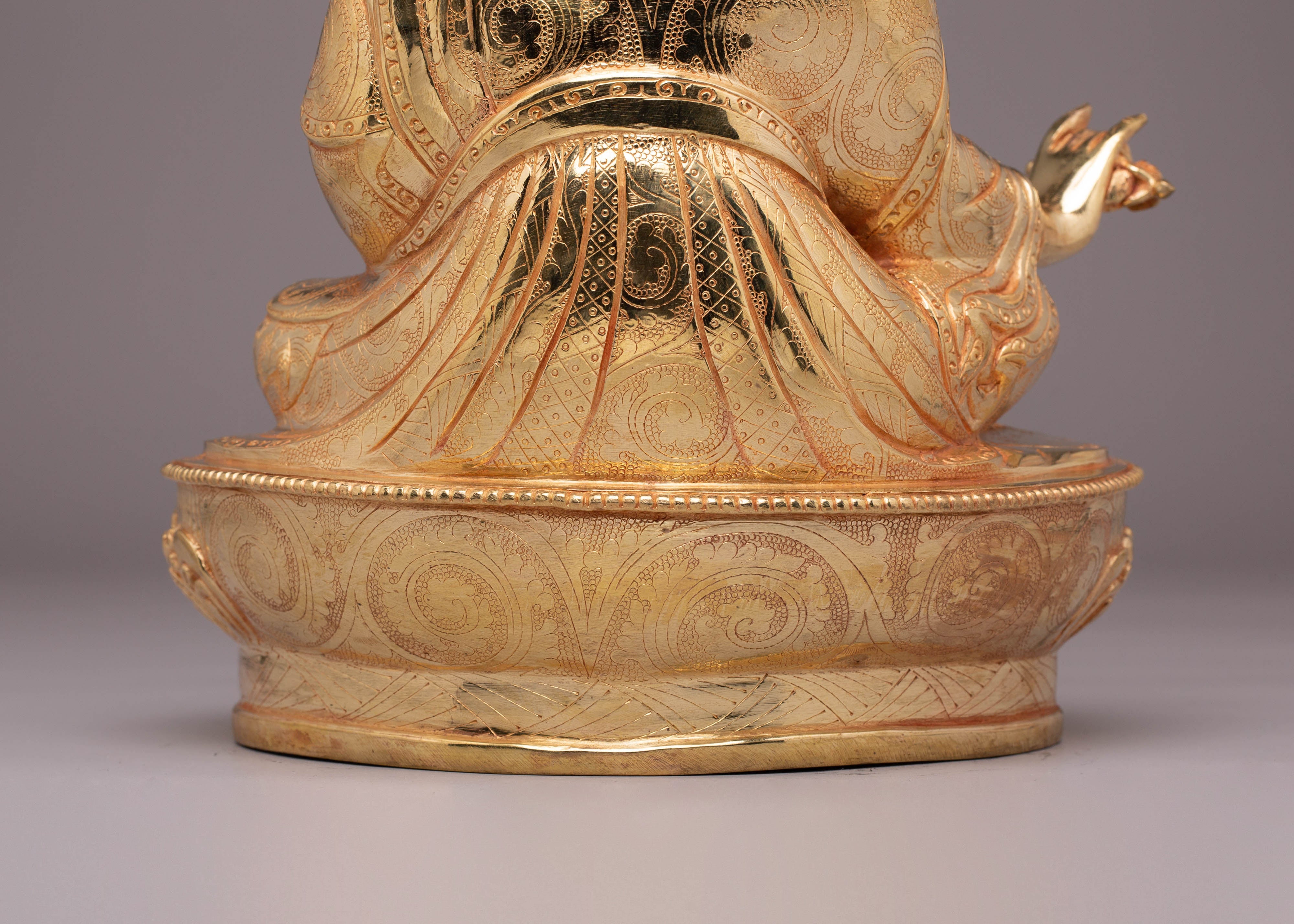 Sacred Statue of Guru Rinpoche | Tibetan Masterpiece of Art