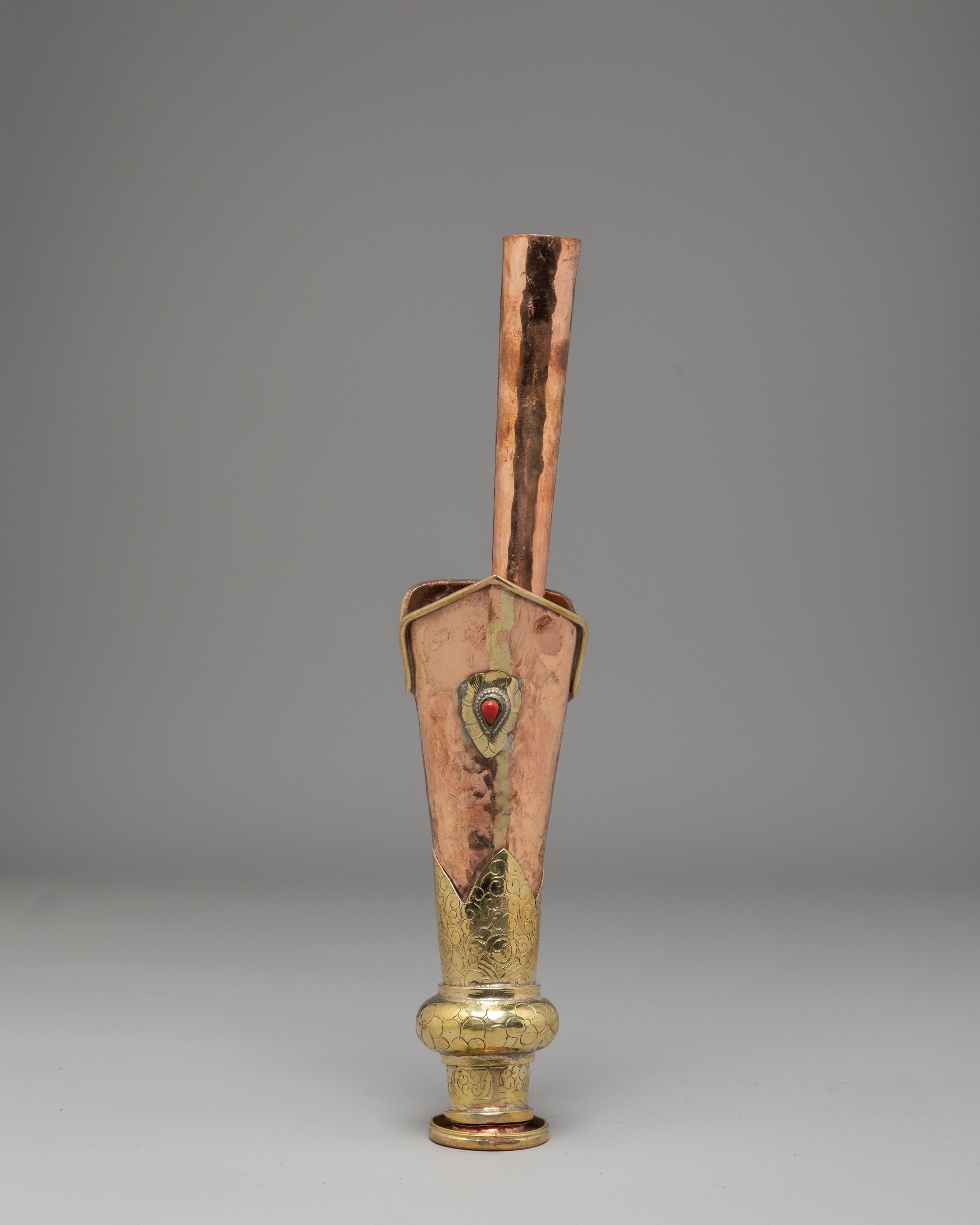 Handmade Tibetan Kangling | Sacred Ritual Trumpet for Ceremonies