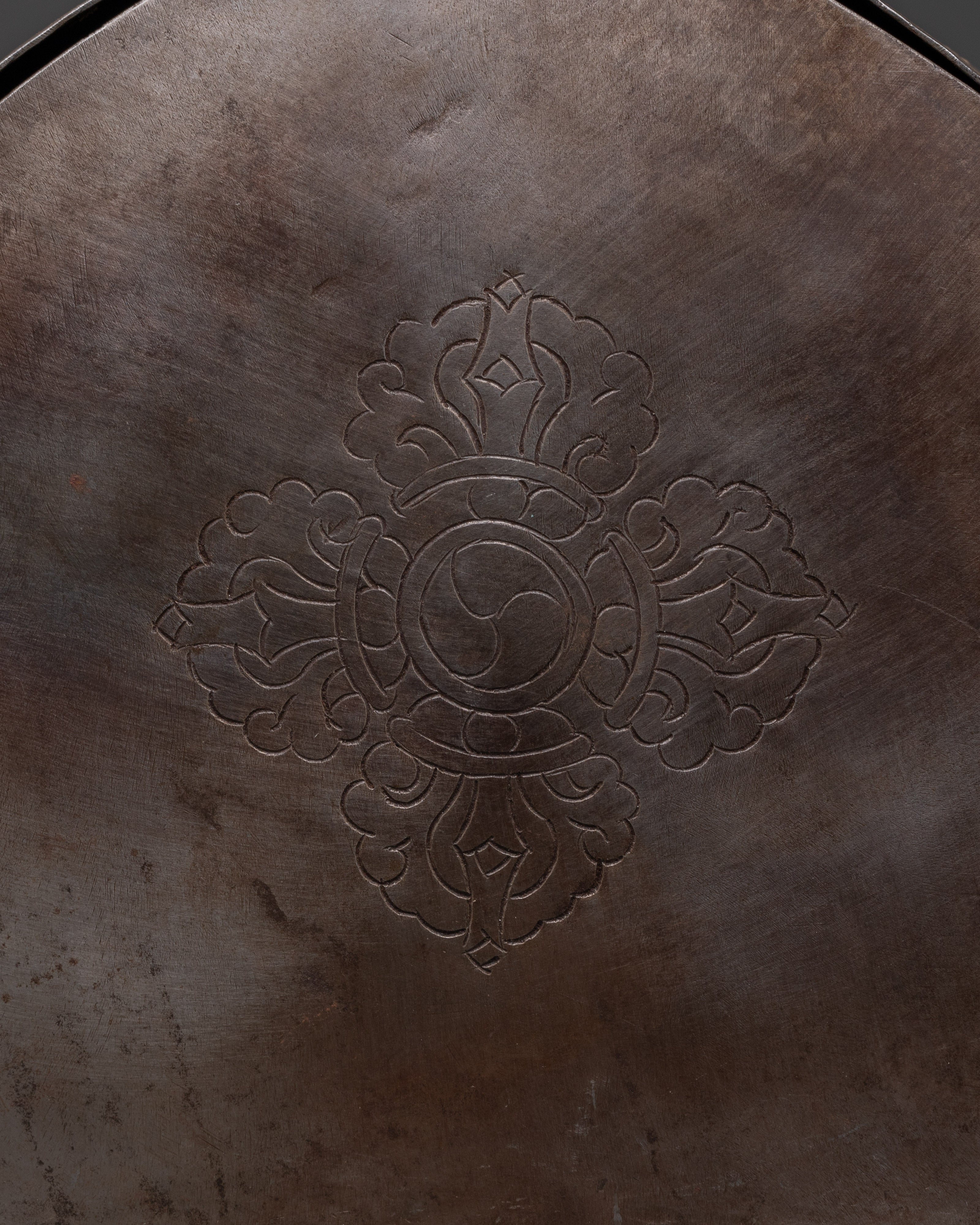 Handcrafted Religious Ghau Box | Tibetan Copper Altar Box for Meditation