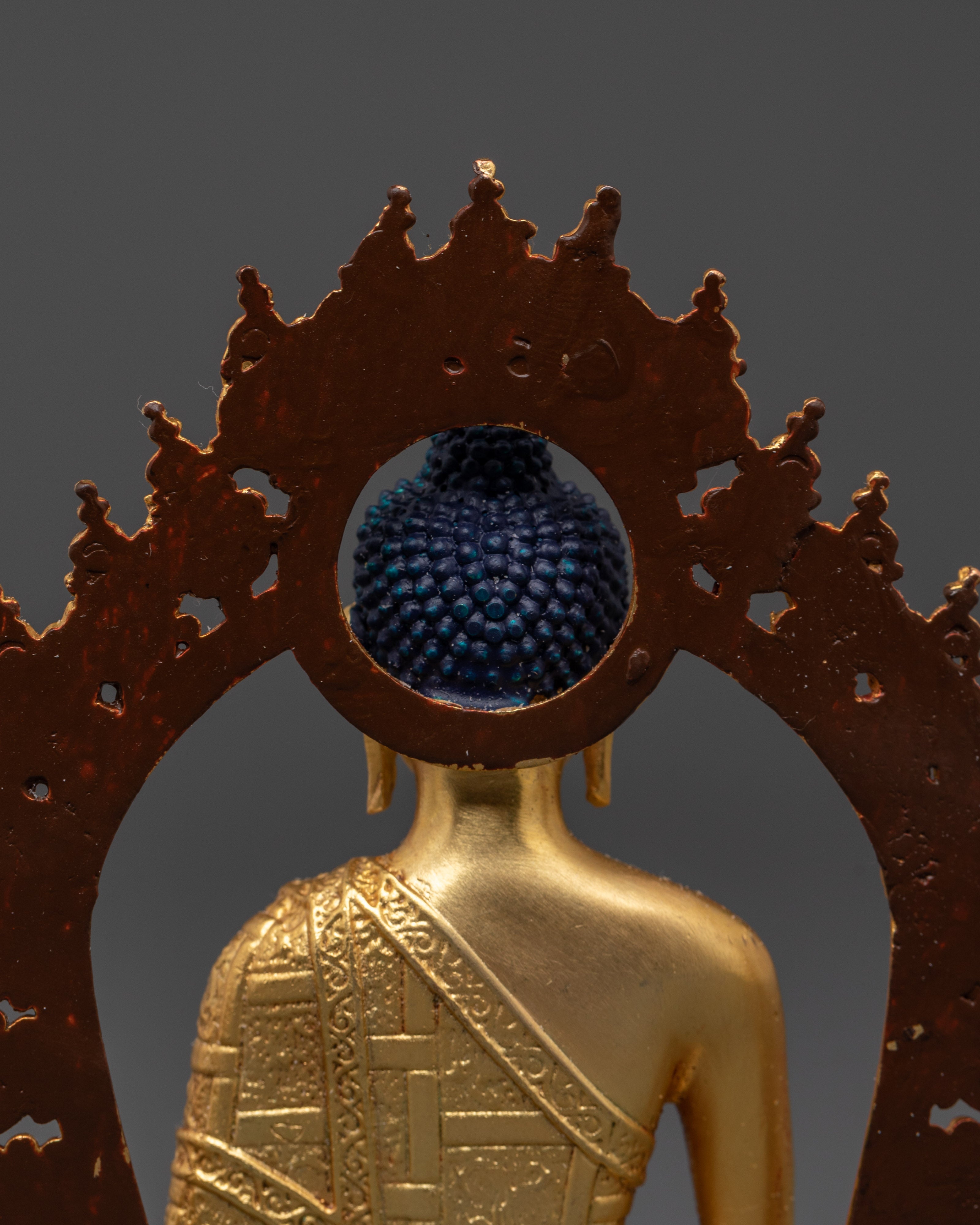 Sacred Himalayan Shakyamuni Buddha Statue | Peaceful Buddha Figurine for Meditation