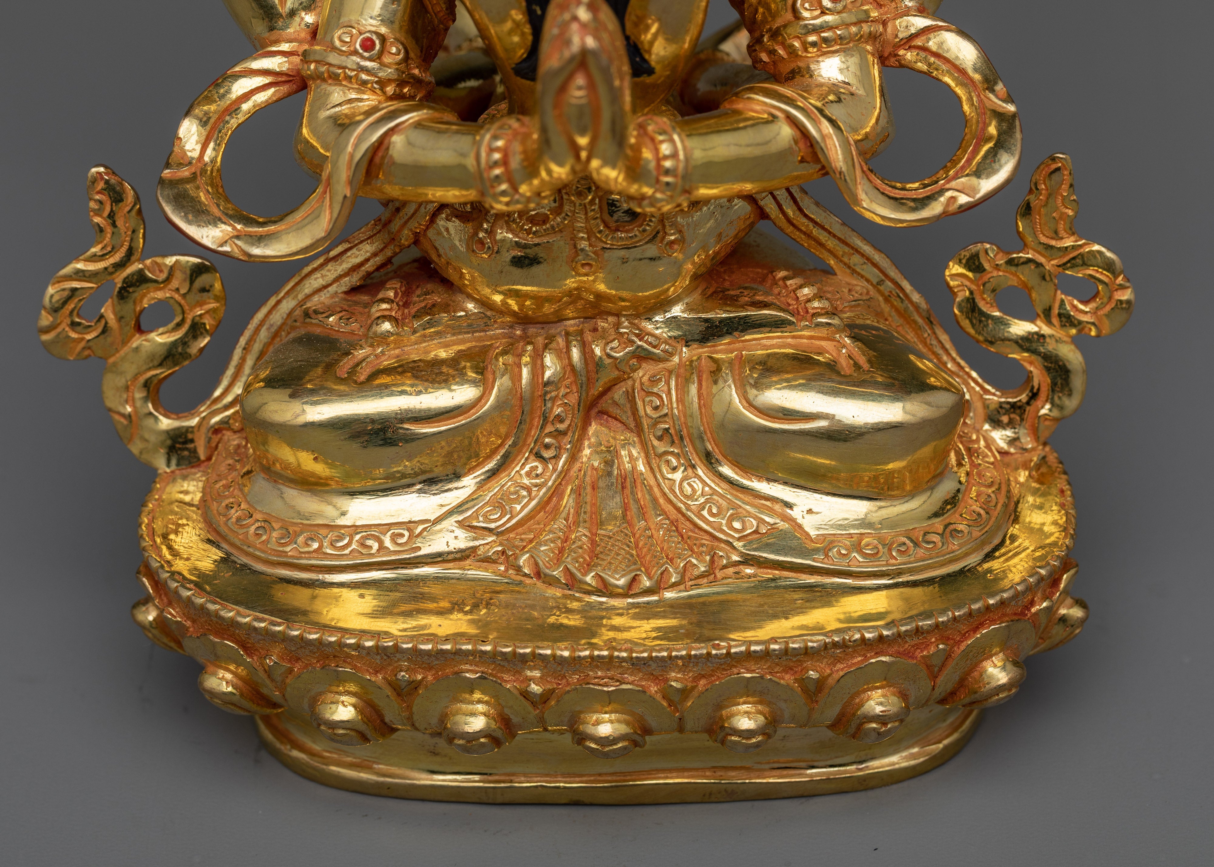 Chenrezig with Consort Statue | Divine Union Embodied