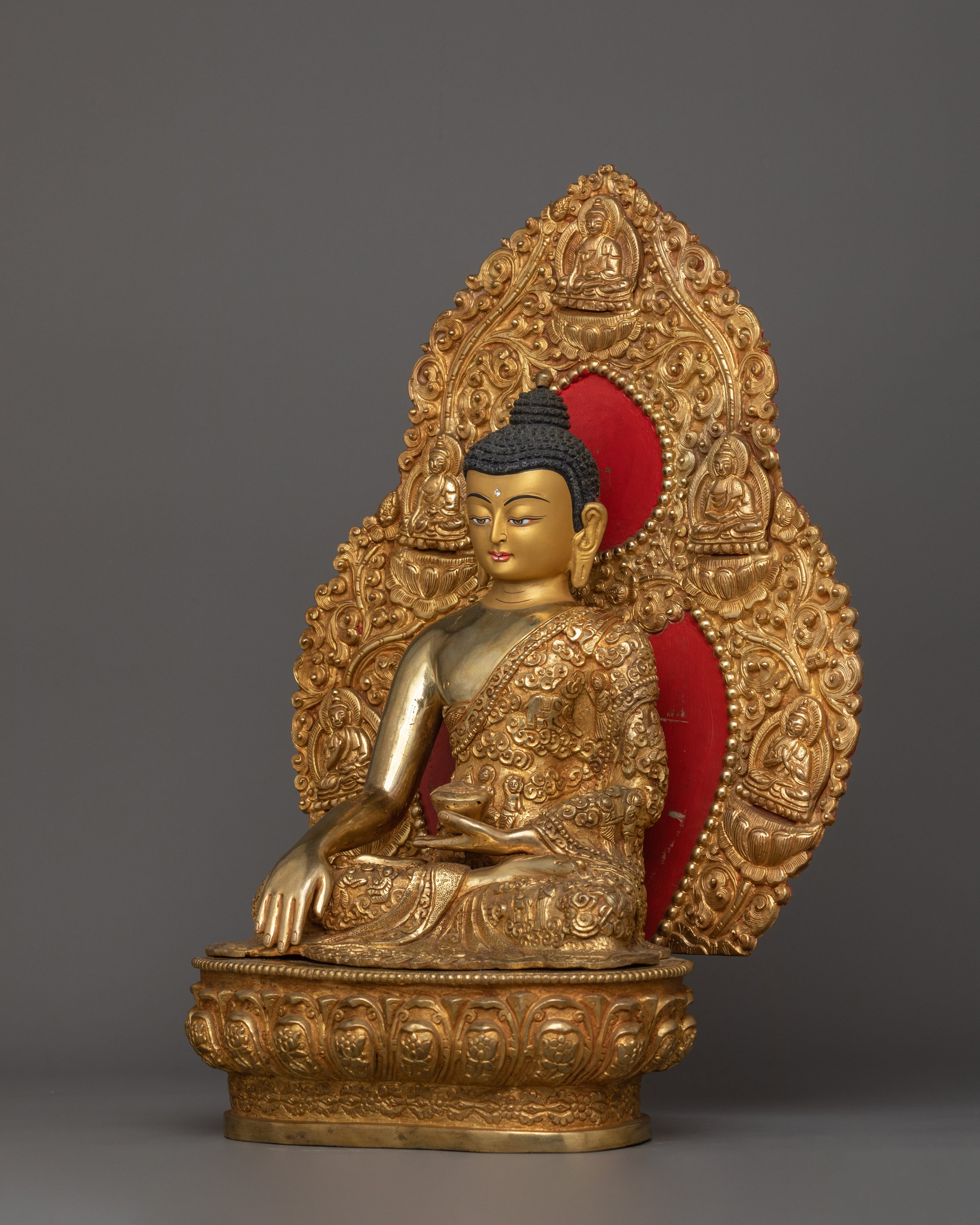 Golden Shakyamuni Buddha Statue | Also known as the First Buddha